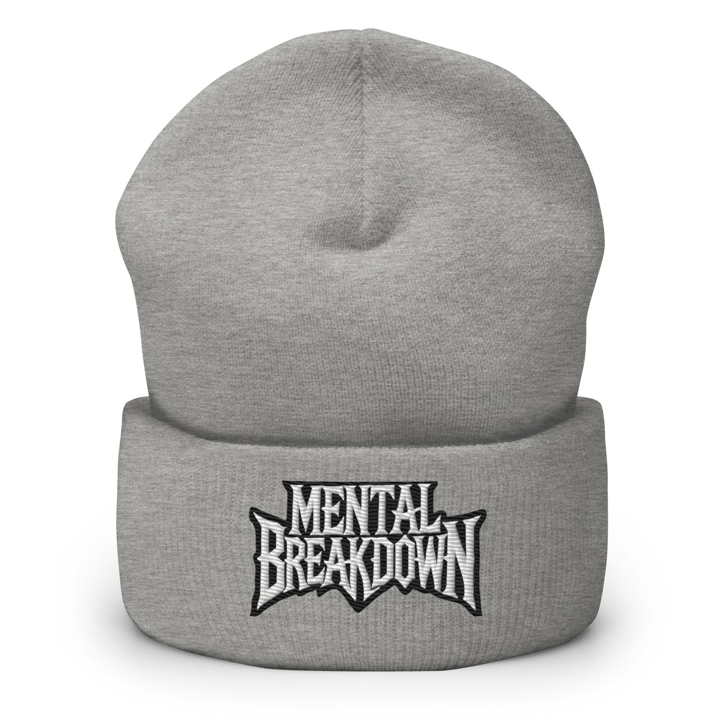 Embroidered Mental Breakdown Cuffed Beanie – Your Go-To Accessory for Cozy Comfort and Self-Expression!