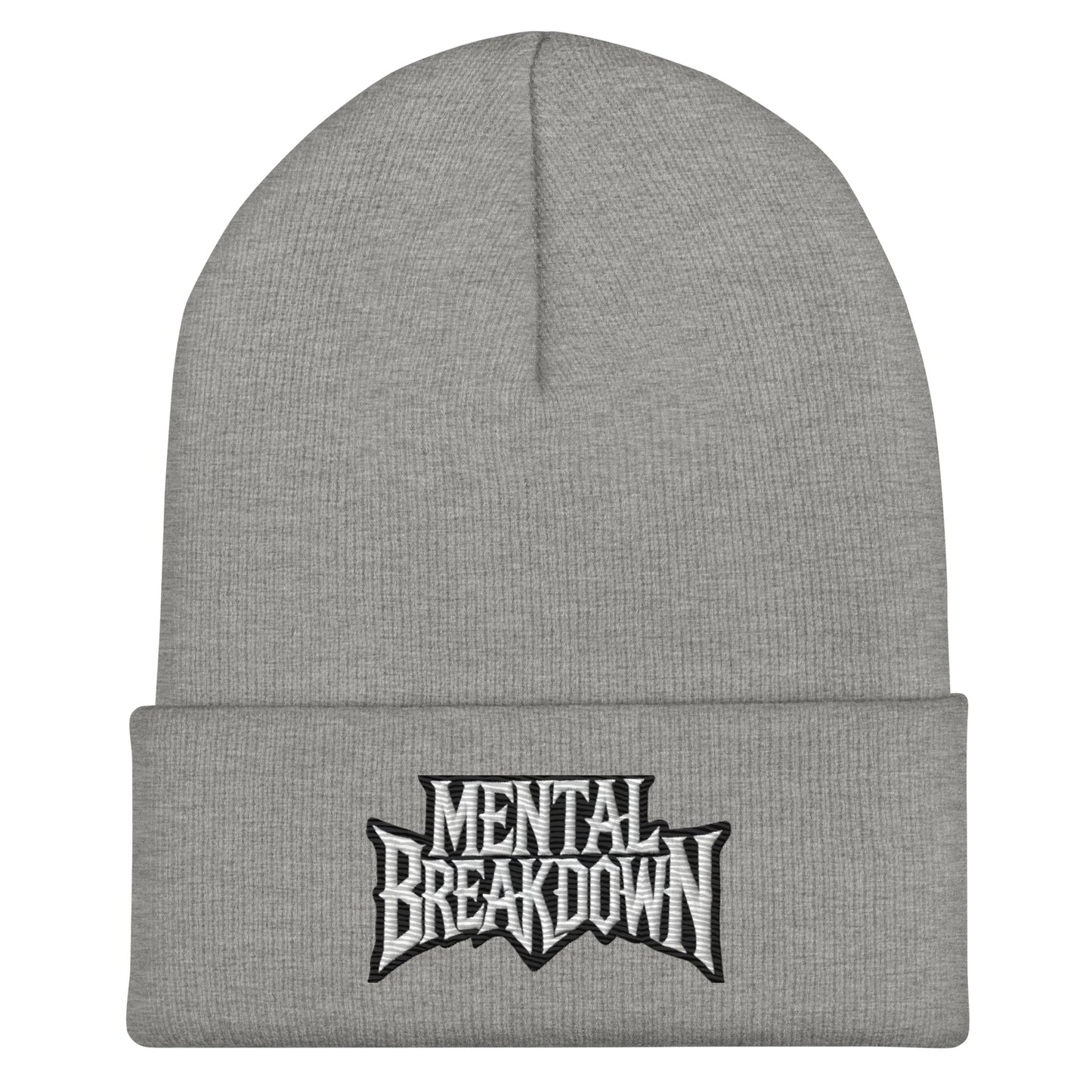 Embroidered Mental Breakdown Cuffed Beanie – Your Go-To Accessory for Cozy Comfort and Self-Expression!