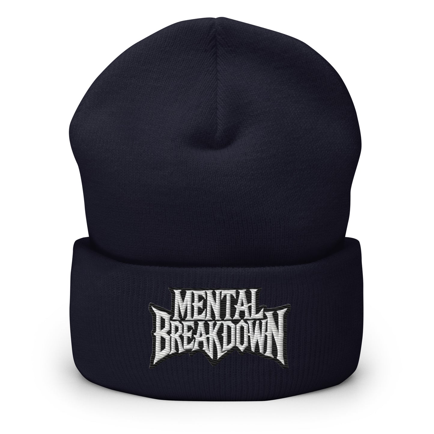 Embroidered Mental Breakdown Cuffed Beanie – Your Go-To Accessory for Cozy Comfort and Self-Expression!