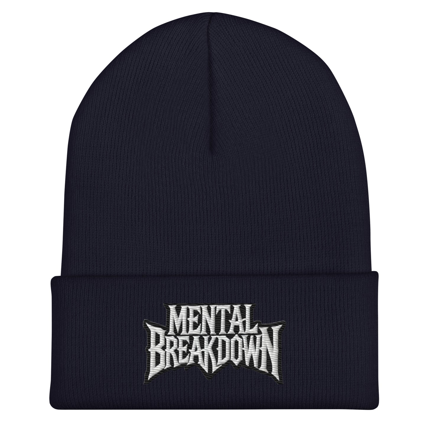 Embroidered Mental Breakdown Cuffed Beanie – Your Go-To Accessory for Cozy Comfort and Self-Expression!