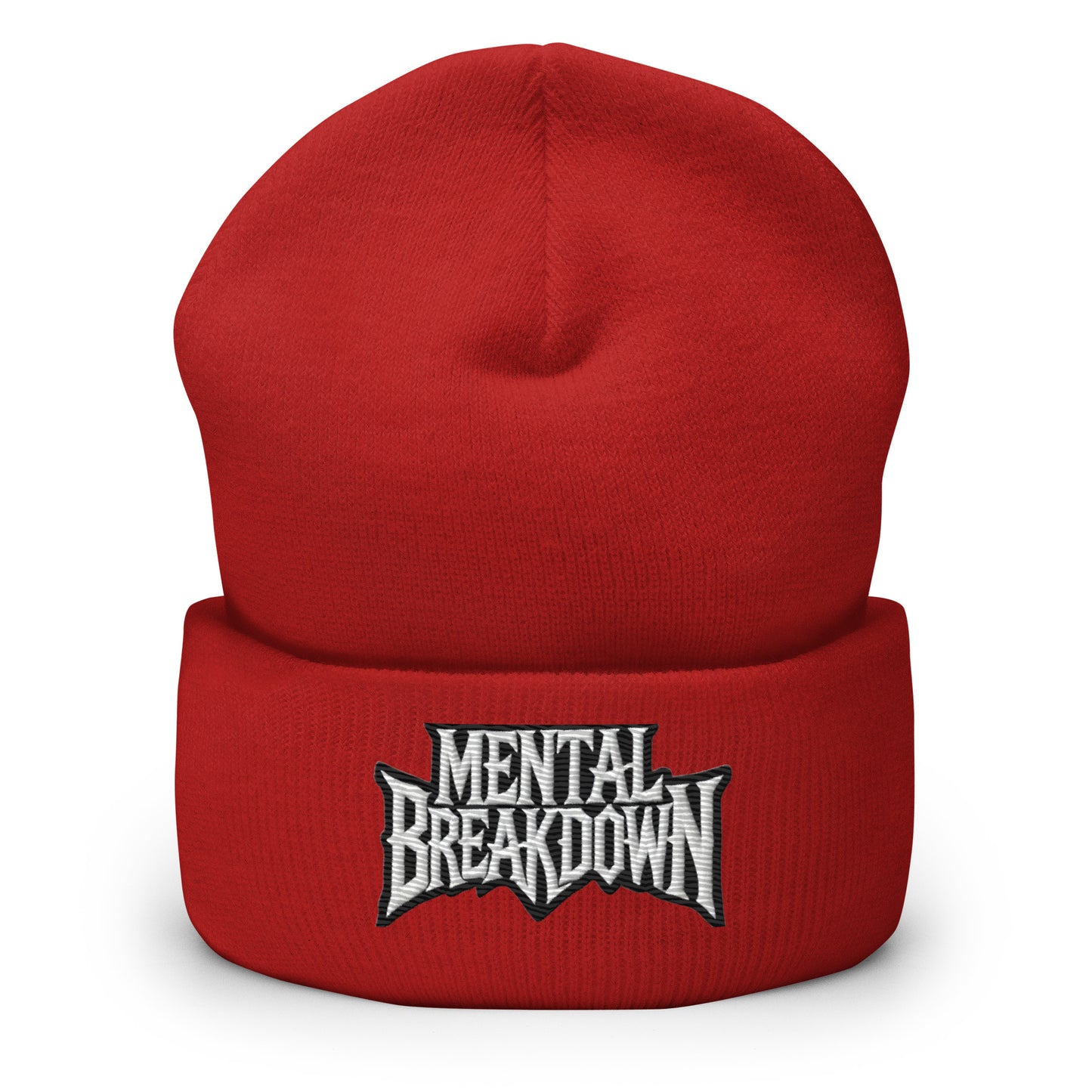 Embroidered Mental Breakdown Cuffed Beanie – Your Go-To Accessory for Cozy Comfort and Self-Expression!