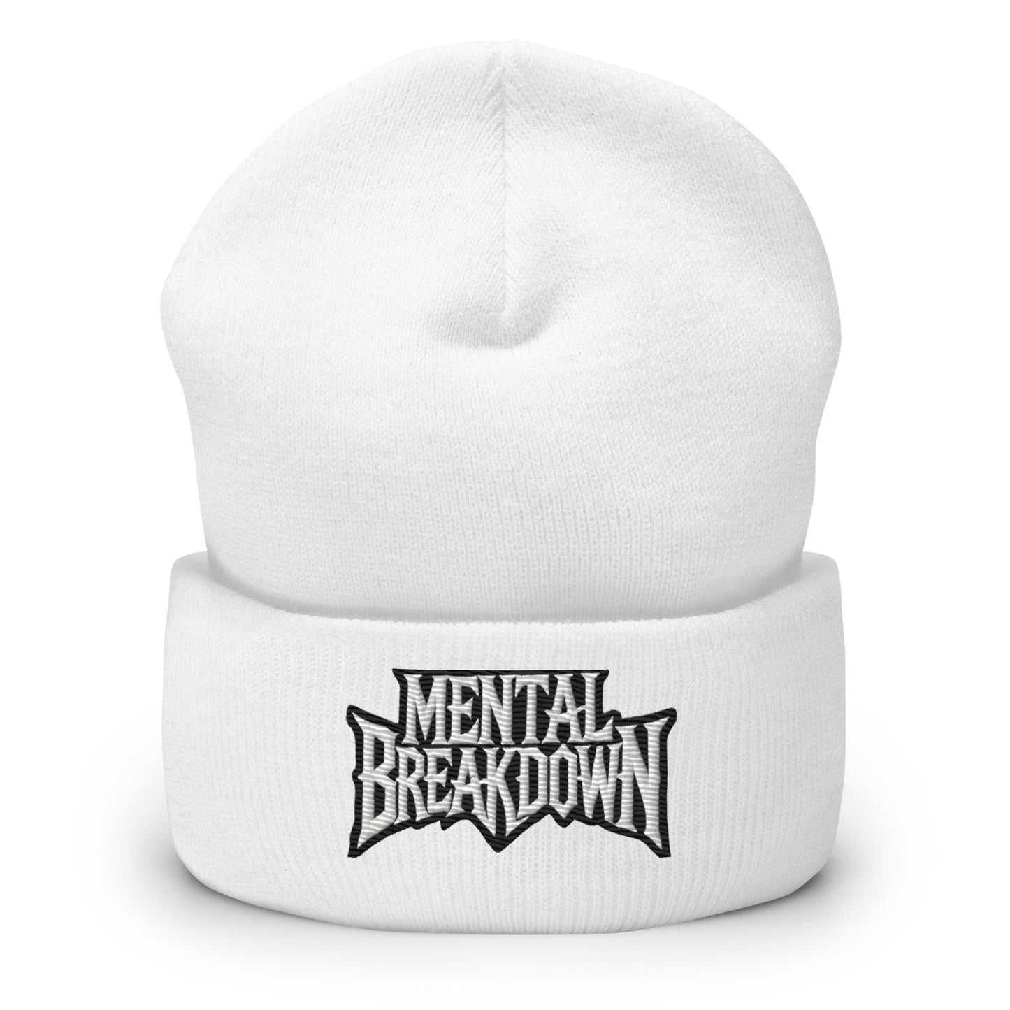 Embroidered Mental Breakdown Cuffed Beanie – Your Go-To Accessory for Cozy Comfort and Self-Expression!