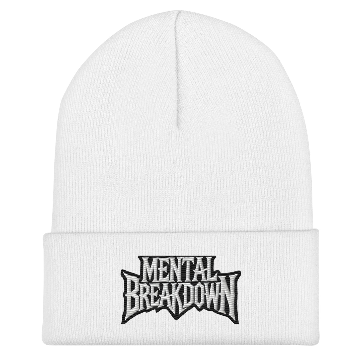 Embroidered Mental Breakdown Cuffed Beanie – Your Go-To Accessory for Cozy Comfort and Self-Expression!