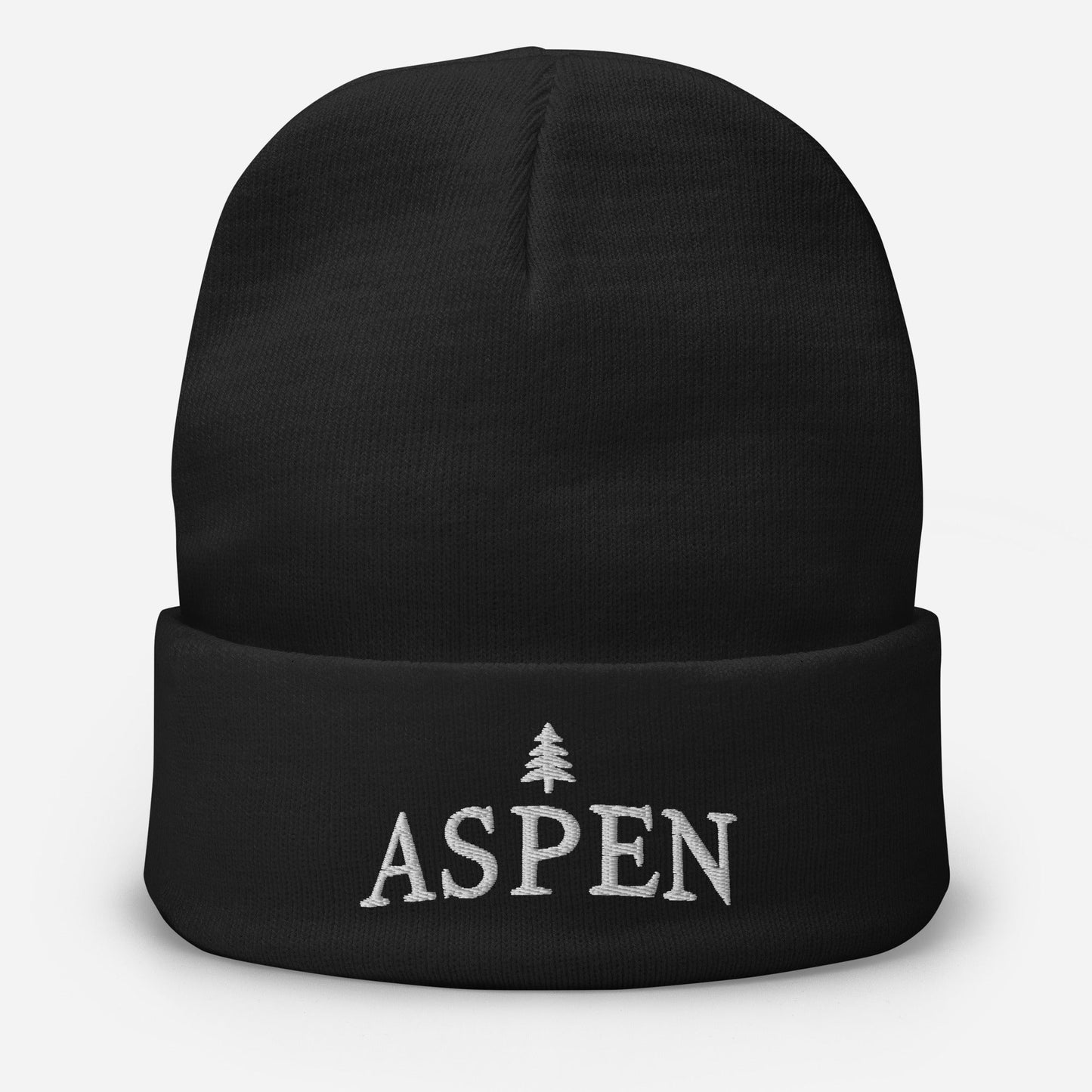 Aspen Skiing Embroidered Beanie – Stay Cozy & Stylish on the Slopes! Traveler Vacation Hat