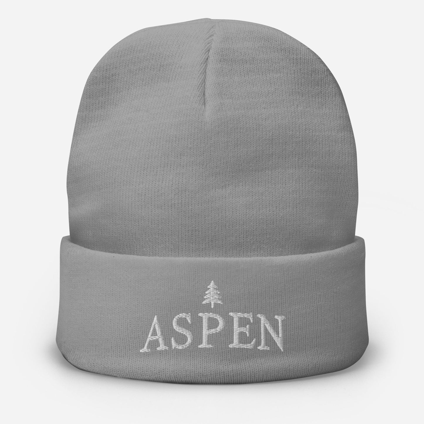 Aspen Skiing Embroidered Beanie – Stay Cozy & Stylish on the Slopes! Traveler Vacation Hat