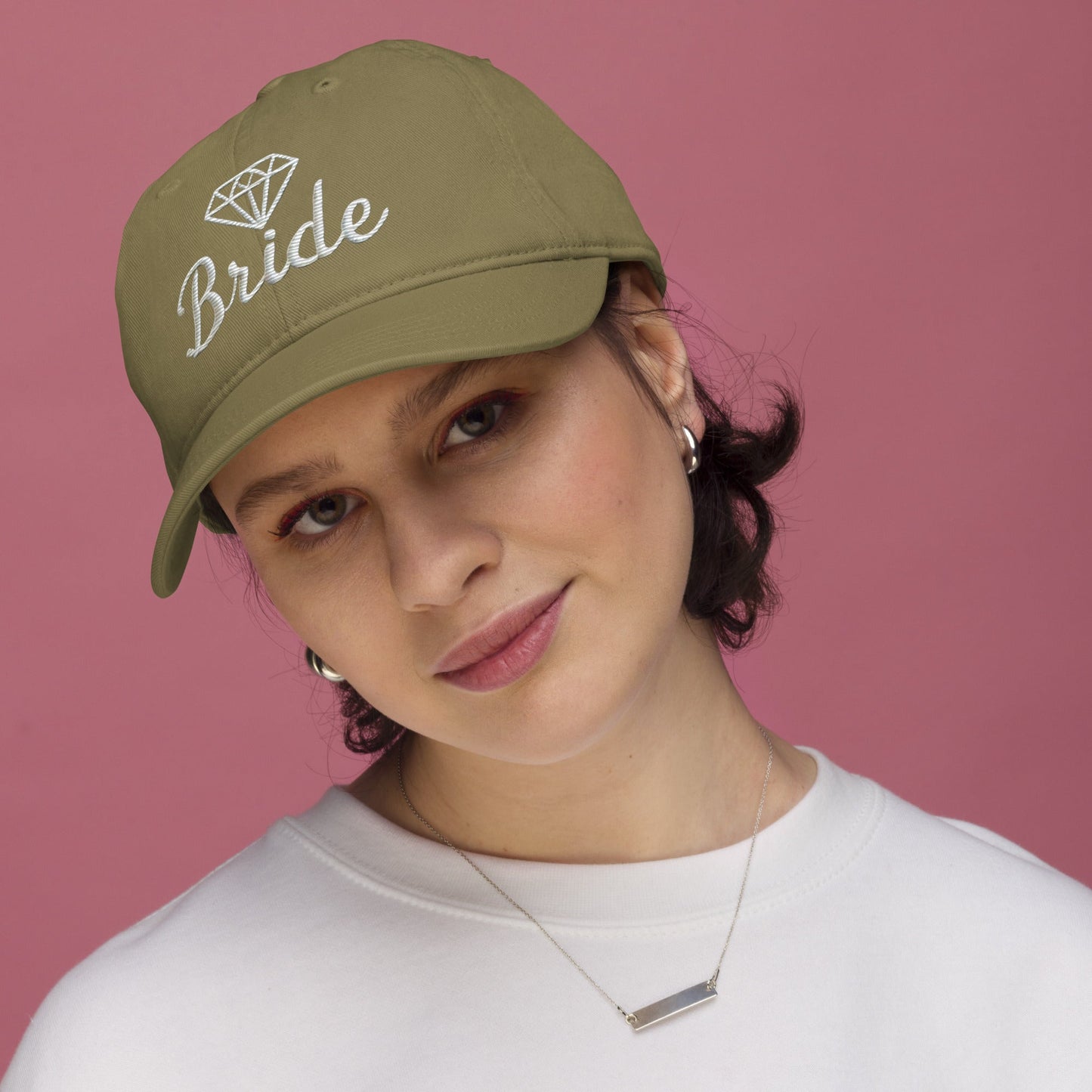 Stylish Bride Trucker Hat: Embroidered, Structured Fit with Snapback Closure Bride Hat for all of Your Special Occassions Great gift