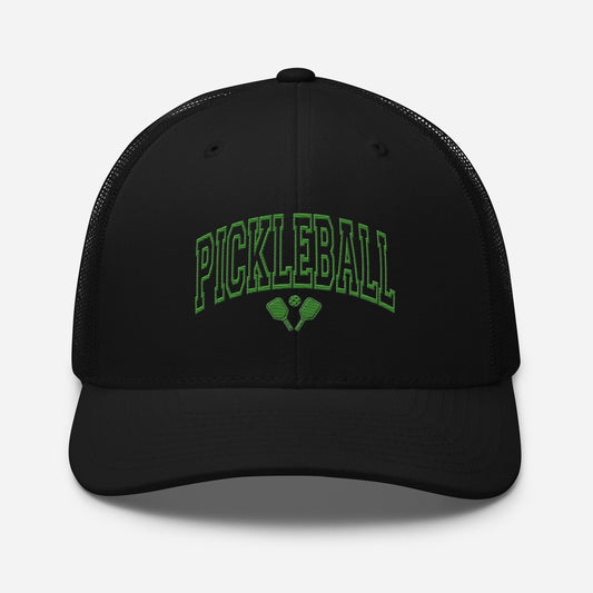 Pickleball Embroidered Trucker Cap