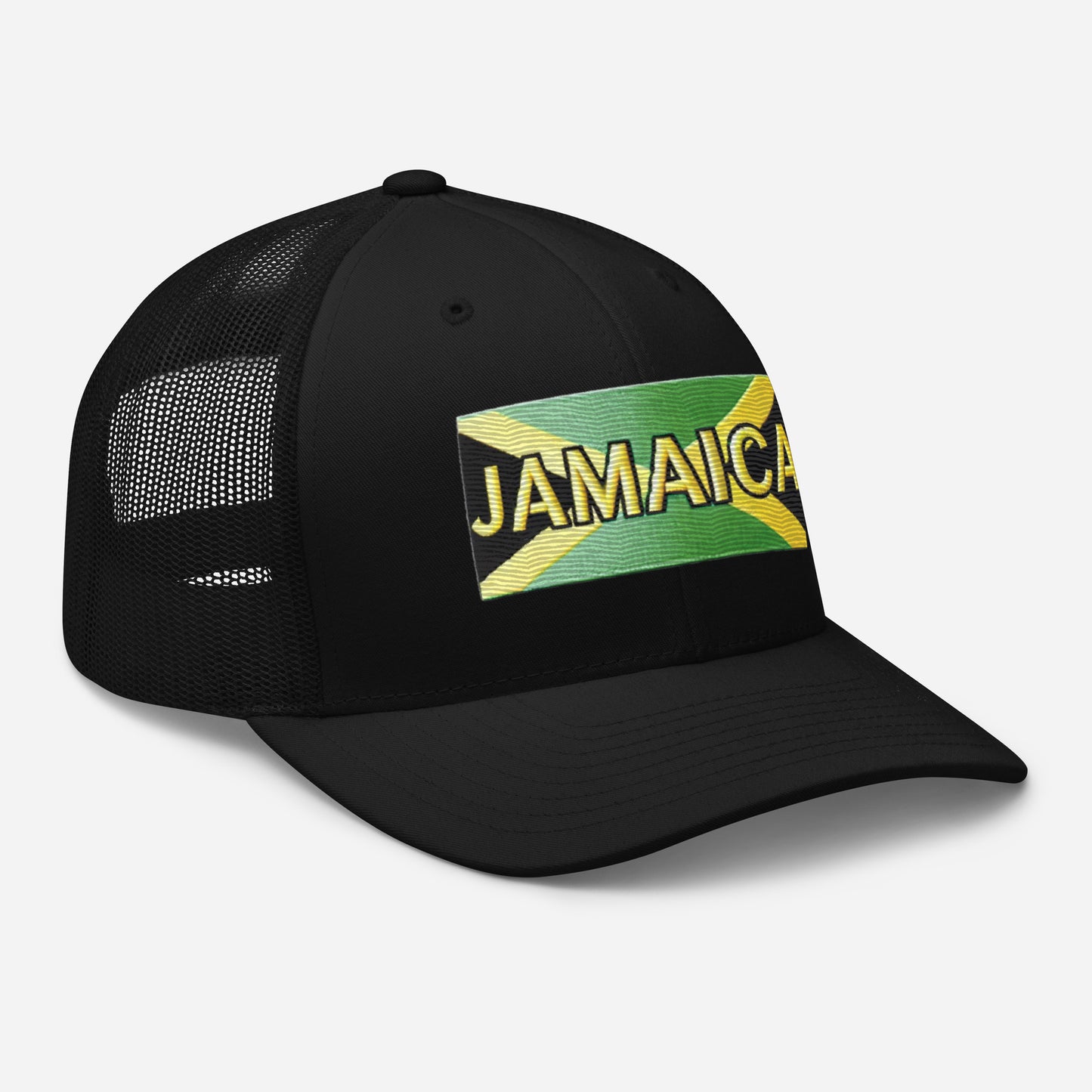 Embroidered 'Jamaica Vacation Destination' Trucker Hat – Comfortable Sun Protection Jamaica Hat