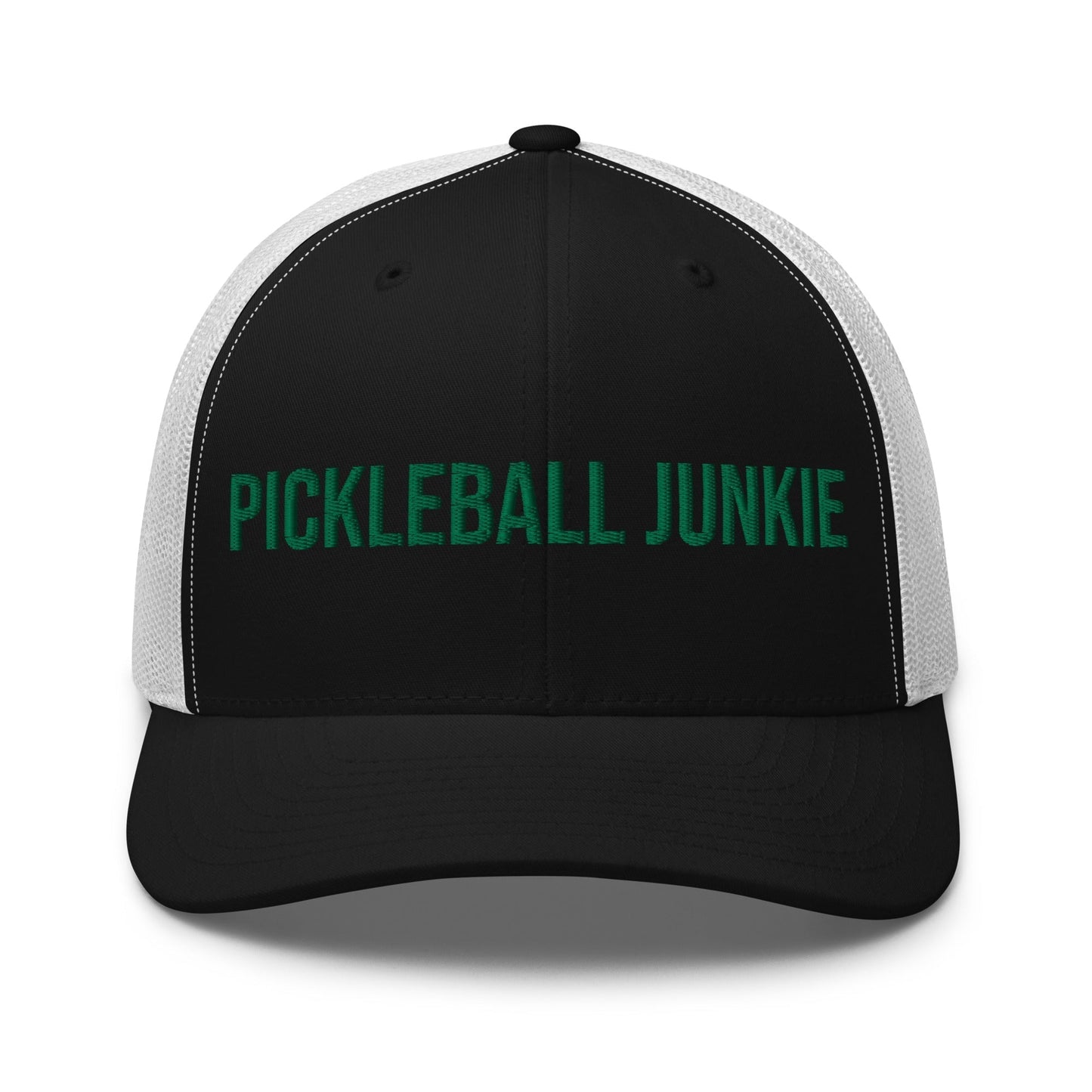 Pickleball Junkie Embroidered Trucker Cap