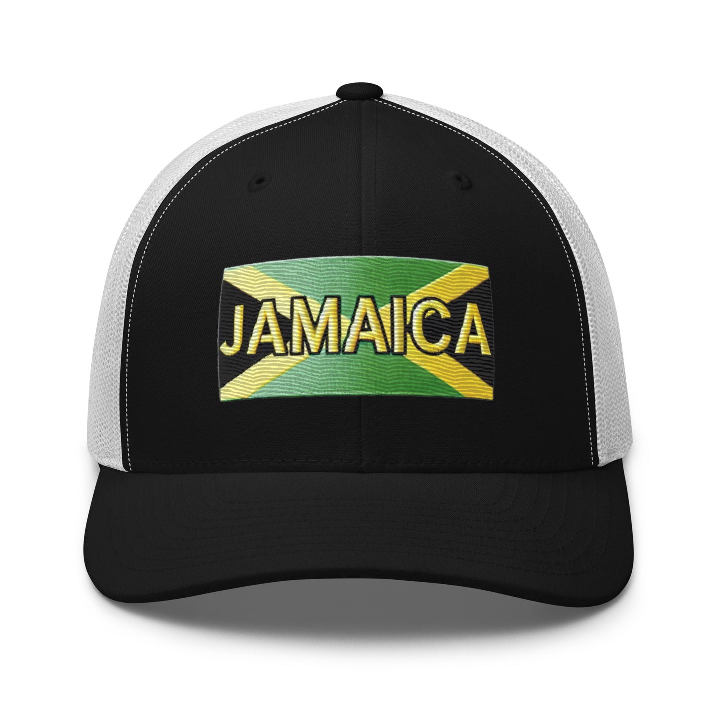 Embroidered 'Jamaica Vacation Destination' Trucker Hat – Comfortable Sun Protection Jamaica Hat