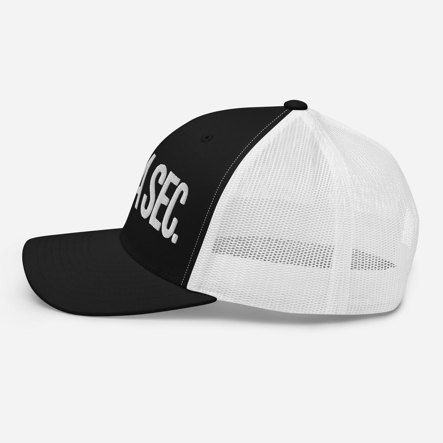 Embroidered "Just A Sec" Trucker Cap – Comfortable & Classic for Sunny Days