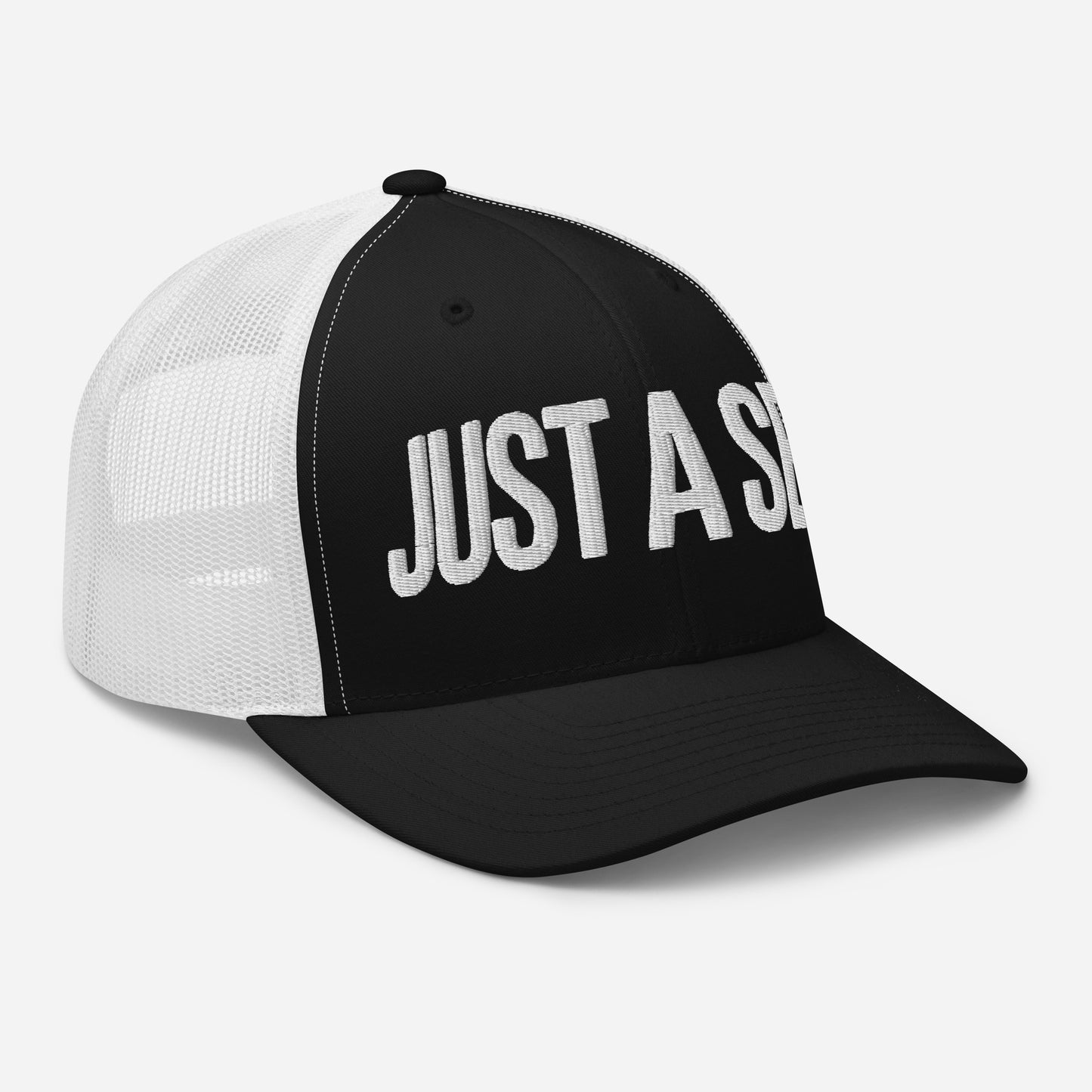 Embroidered "Just A Sec" Trucker Cap – Comfortable & Classic for Sunny Days