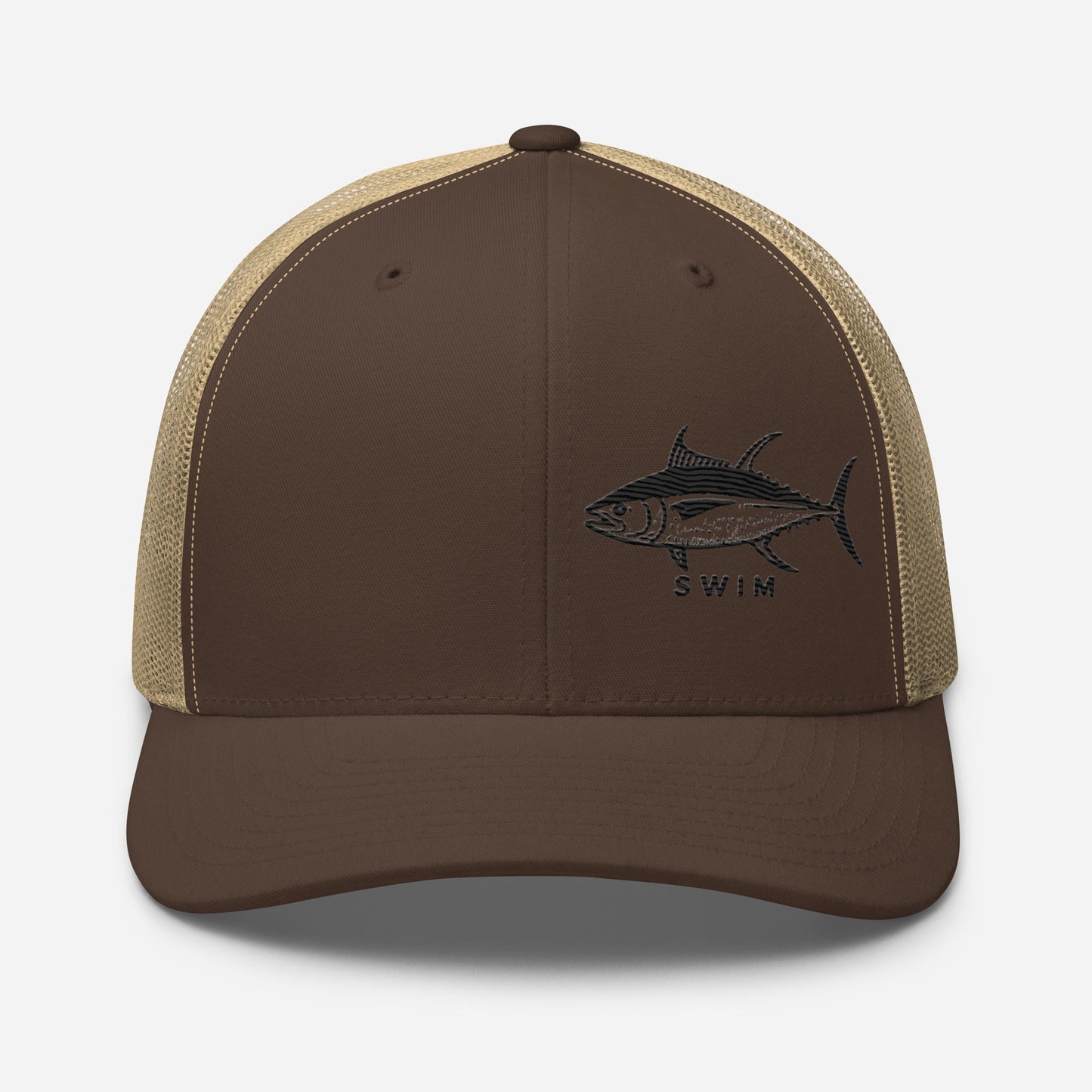 Yellowfin Tuna EmbroideredTrucker Cap