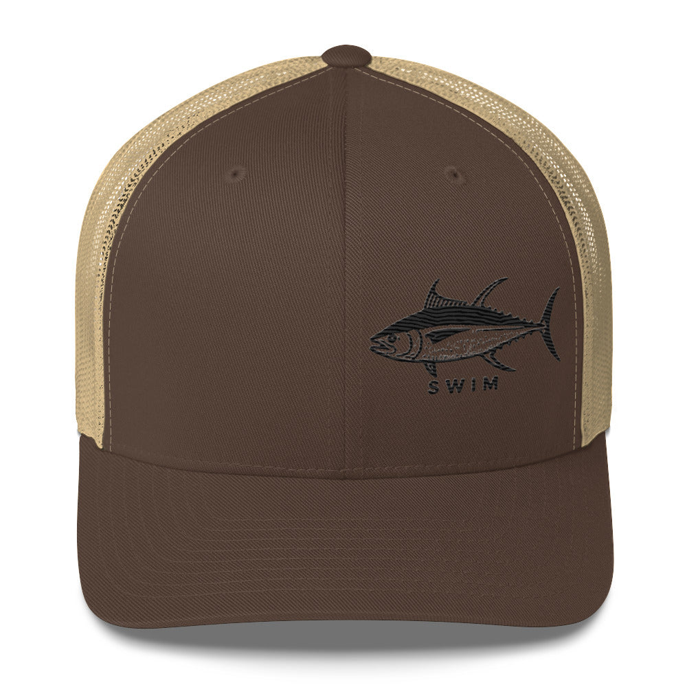 Yellowfin Tuna EmbroideredTrucker Cap