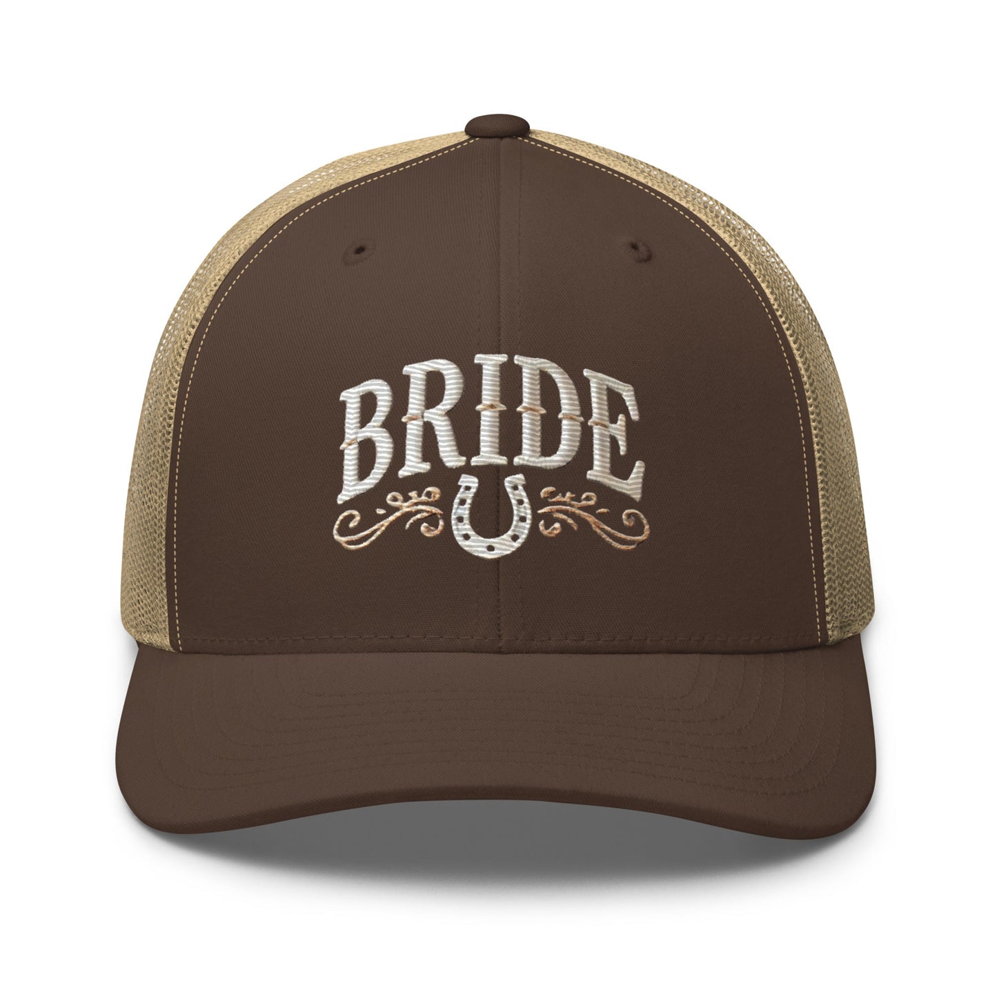 Embroidered Western-Inspired Bride Trucker Cap - Stylish and Comfortable Bridal Gift Great for any Bridal Occasion