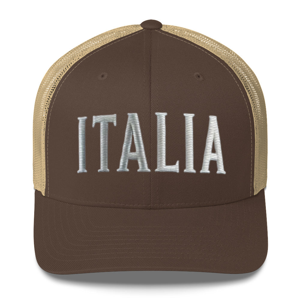 Embroidered Italy Hat – Stylish Trucker Cap for Every Day Italia Hat Vacation Destination