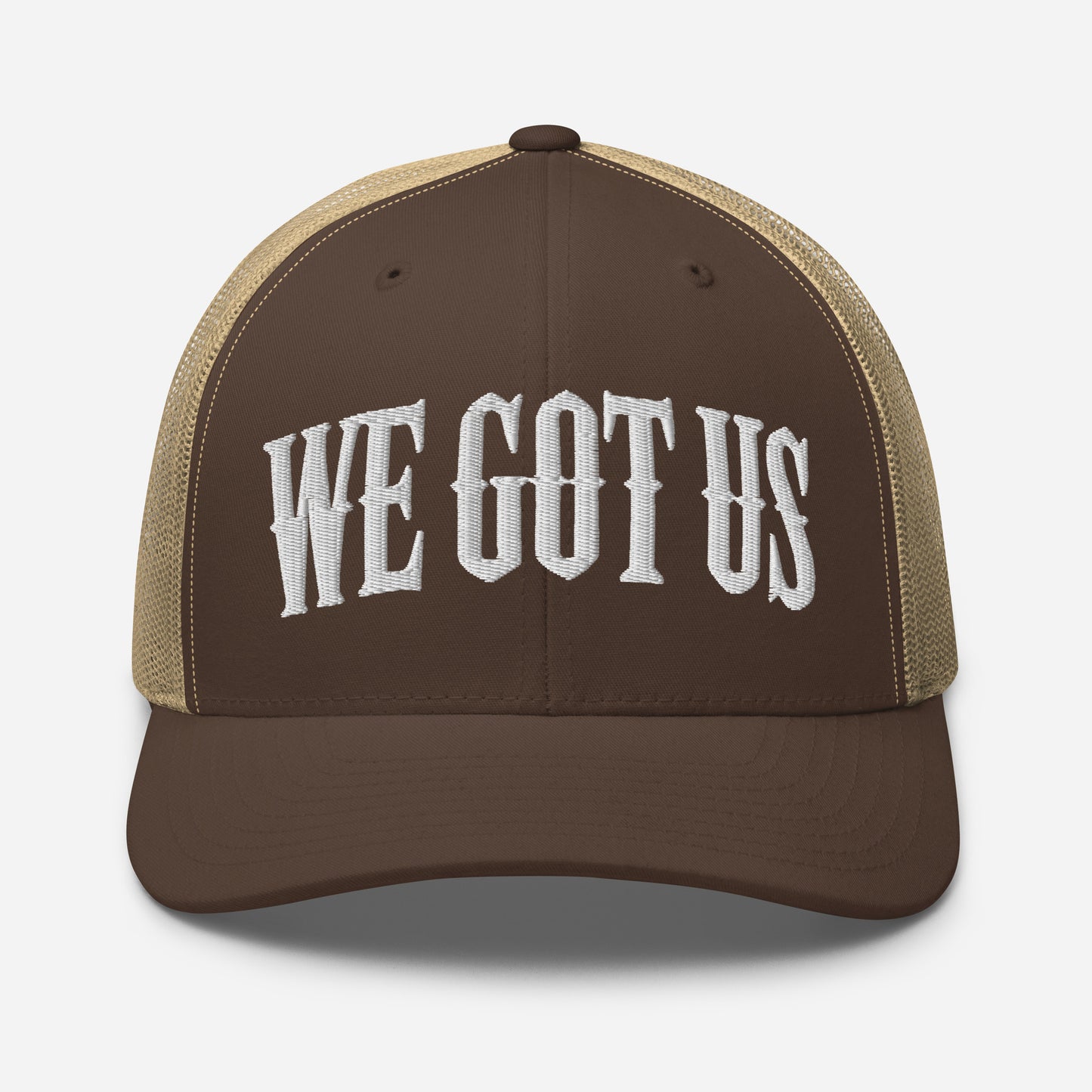 Embroidered 'WE GOT US' Trucker Cap – Support Each Other,