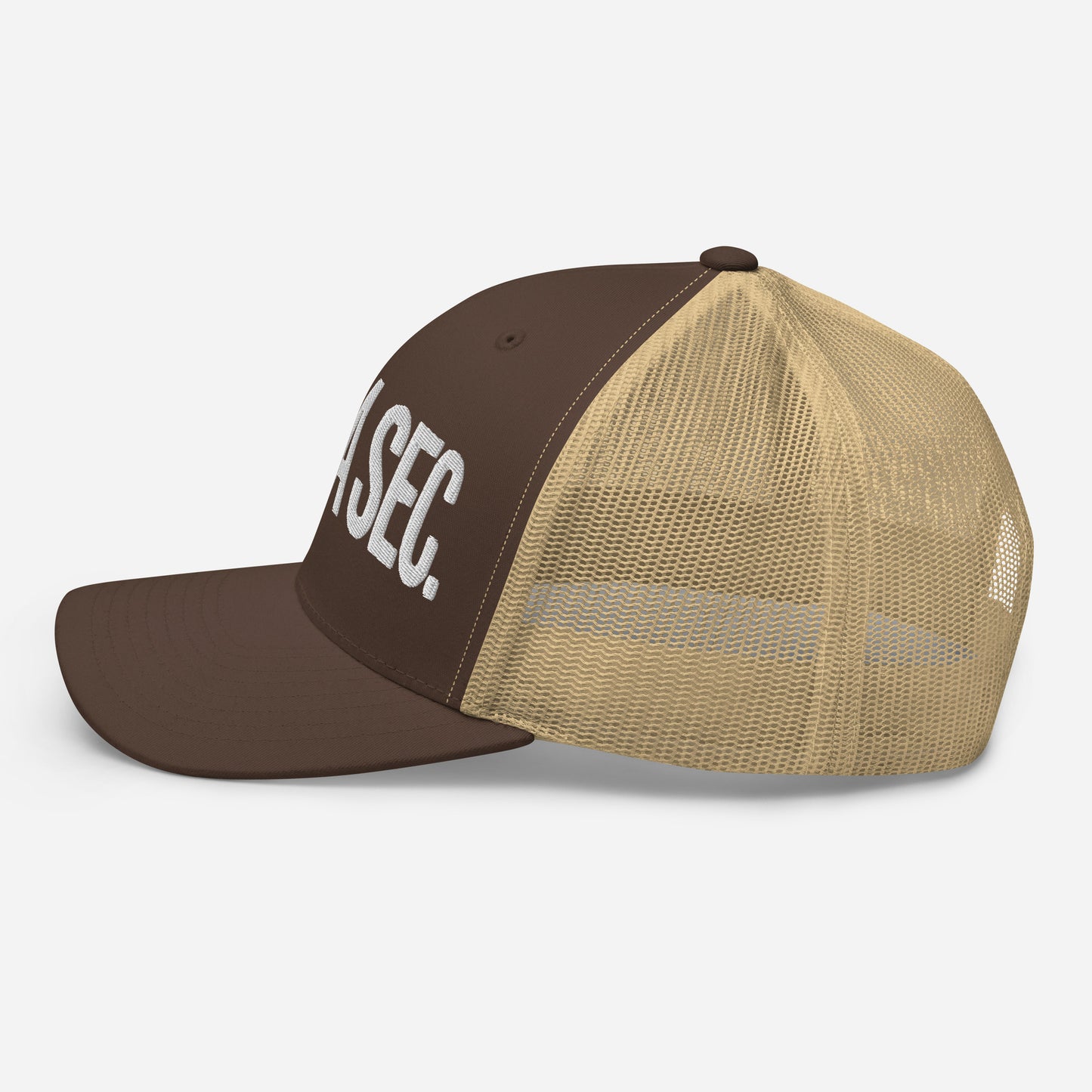 Embroidered "Just A Sec" Trucker Cap – Comfortable & Classic for Sunny Days