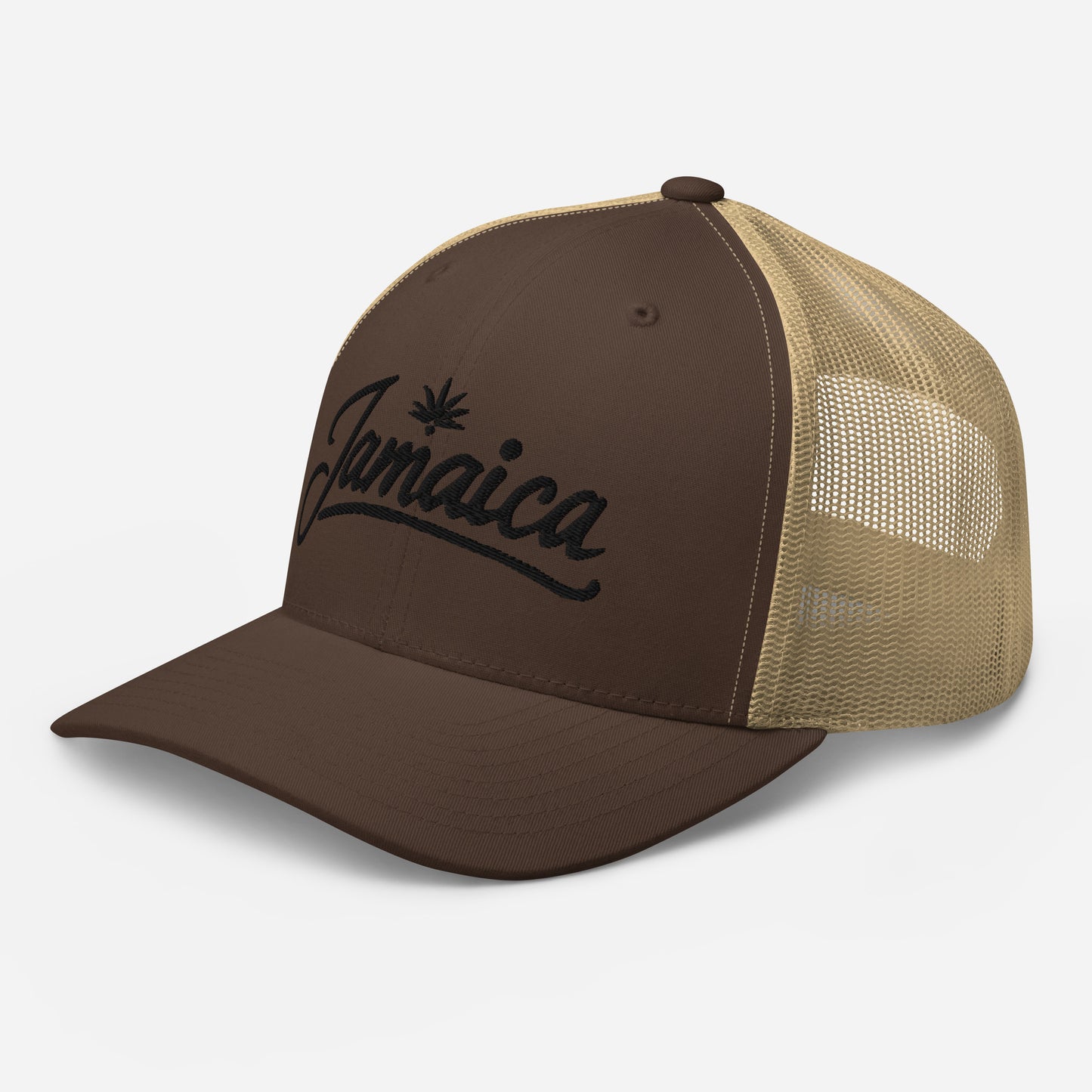 Embroidered 'Jamaica Vacation Celebration' Trucker Cap – Comfortable Sun Hat