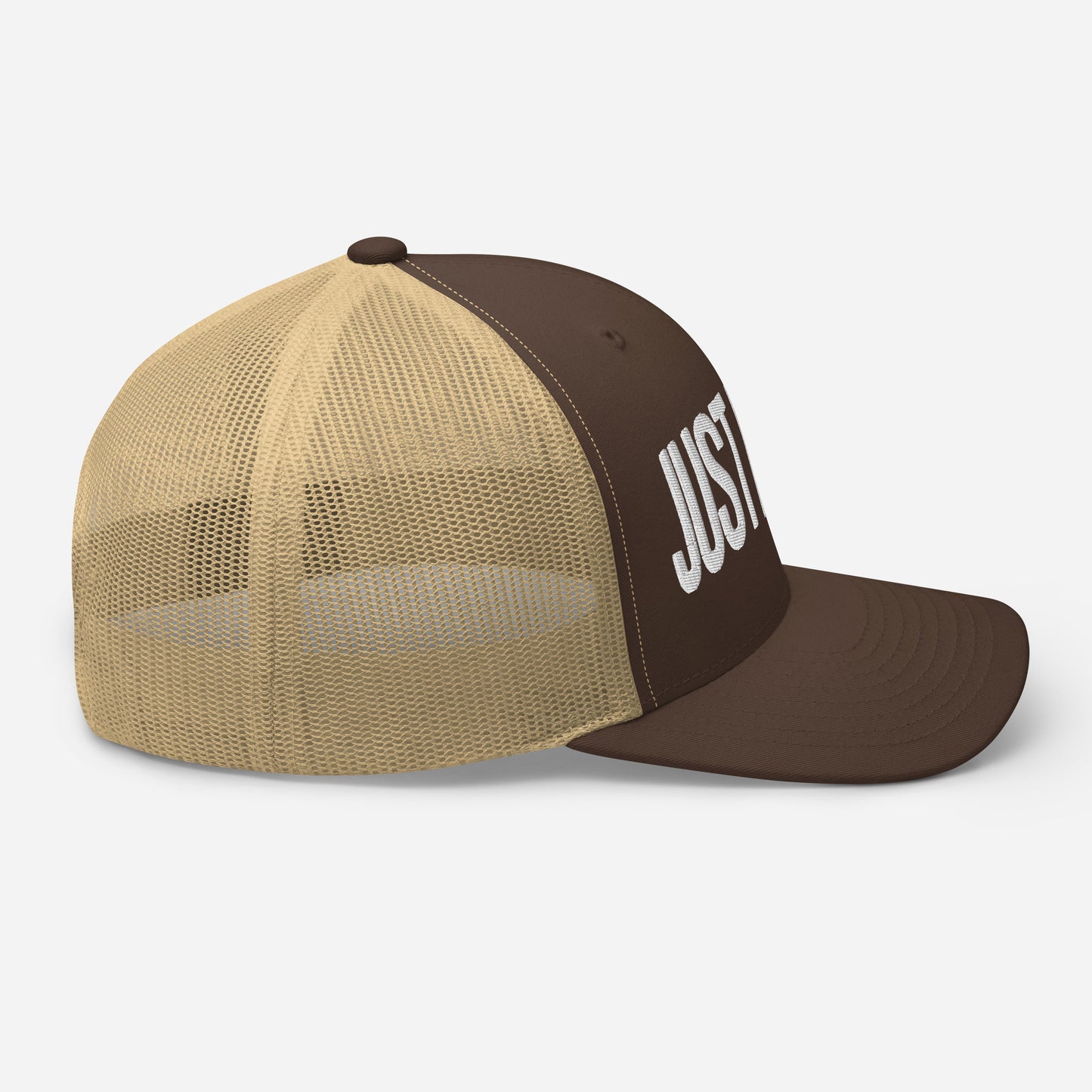 Embroidered "Just A Sec" Trucker Cap – Comfortable & Classic for Sunny Days