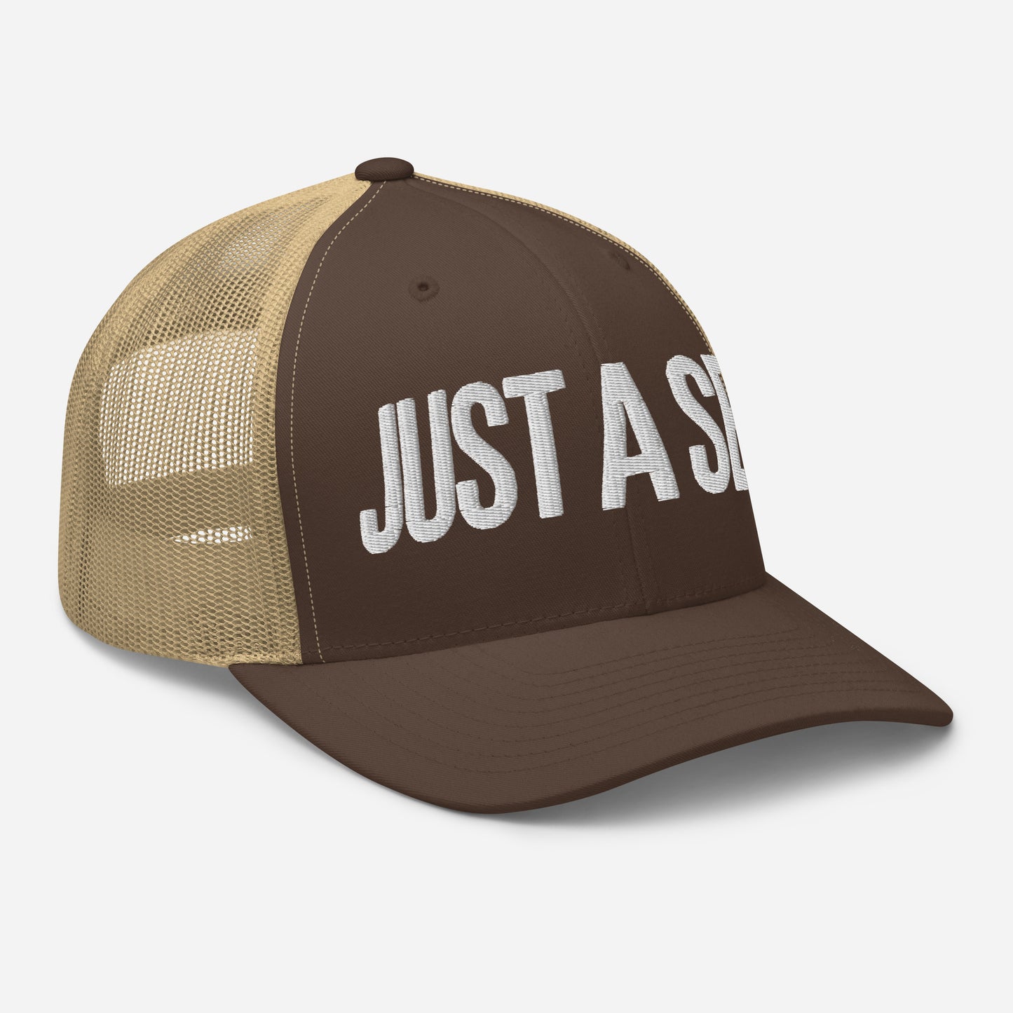 Embroidered "Just A Sec" Trucker Cap – Comfortable & Classic for Sunny Days