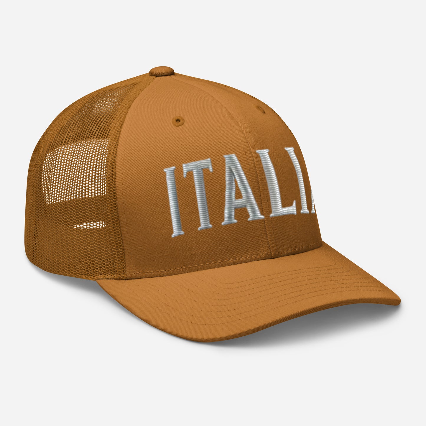 Embroidered Italy Hat – Stylish Trucker Cap for Every Day Italia Hat Vacation Destination