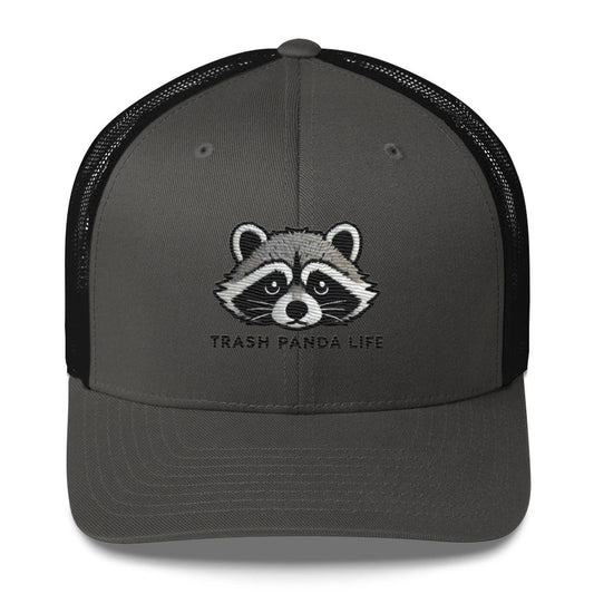 Embroidered Trash Panda Wildlife Humor Trucker Hat – Funny & Stylish