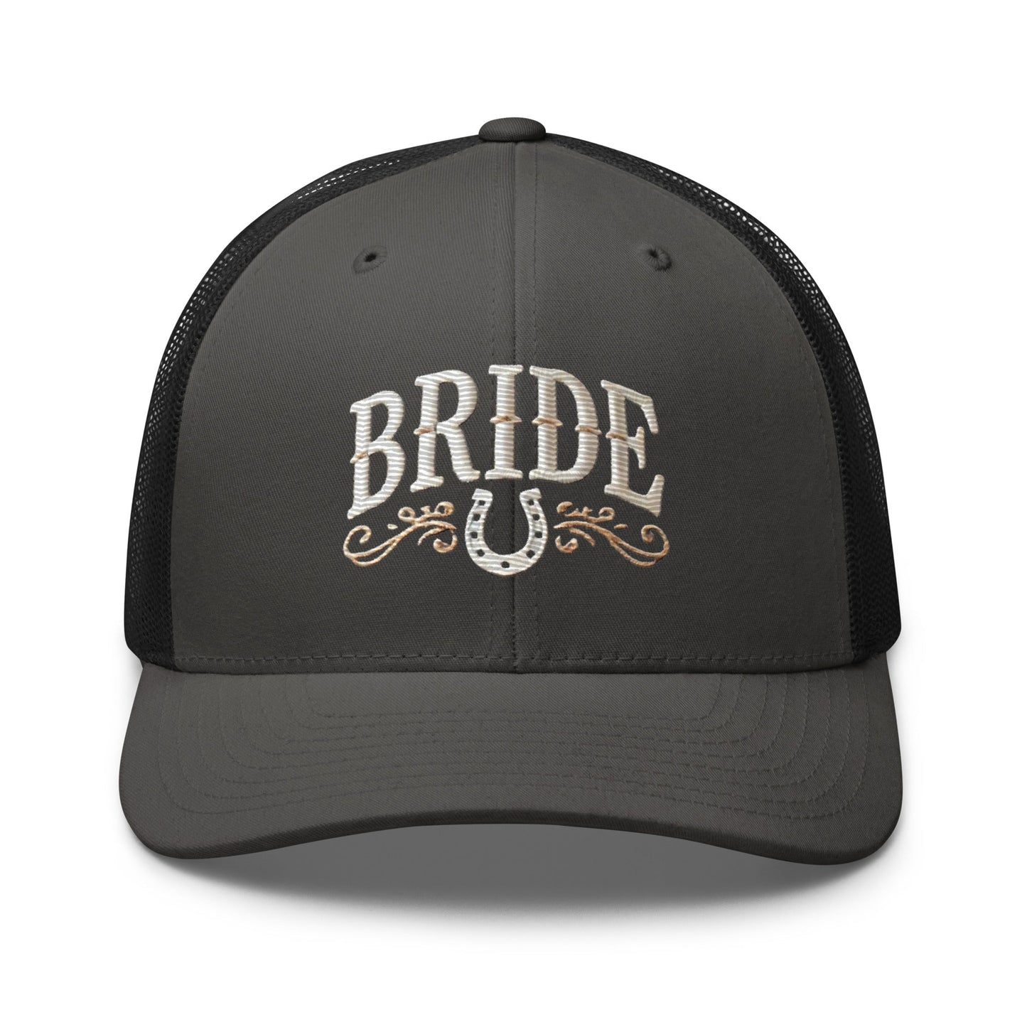 Embroidered Western-Inspired Bride Trucker Cap - Stylish and Comfortable Bridal Gift Great for any Bridal Occasion