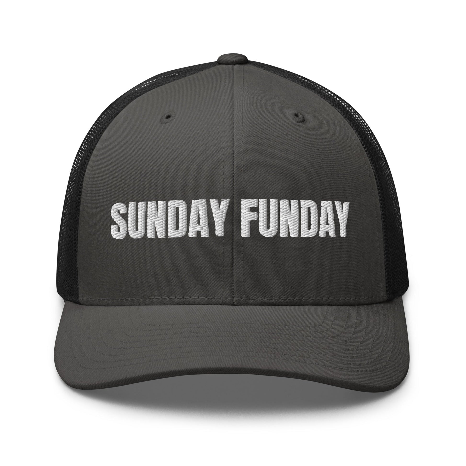 Sunday Funday Embroidered Trucker Cap