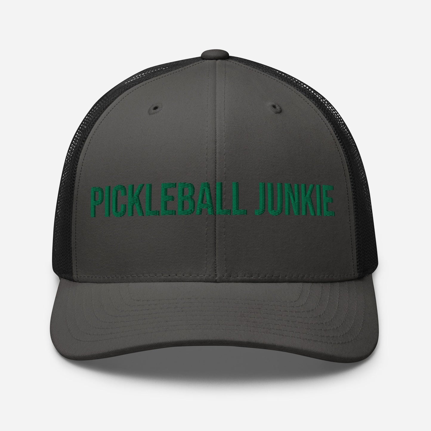 Pickleball Junkie Embroidered Trucker Cap