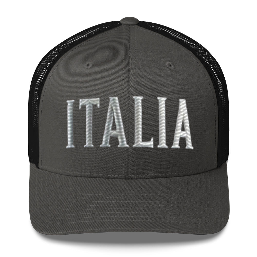 Embroidered Italy Hat – Stylish Trucker Cap for Every Day Italia Hat Vacation Destination