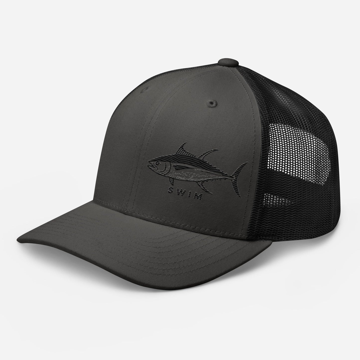 Yellowfin Tuna EmbroideredTrucker Cap