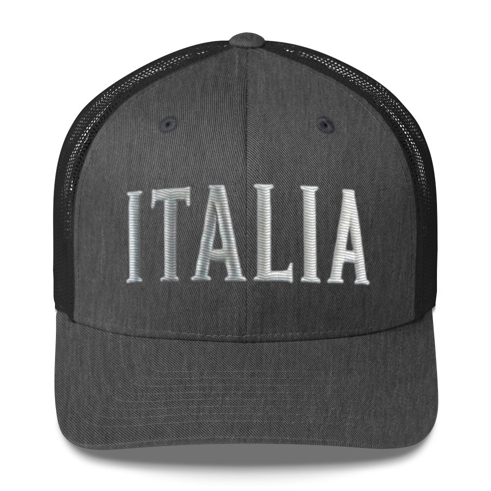 Embroidered Italy Hat – Stylish Trucker Cap for Every Day Italia Hat Vacation Destination