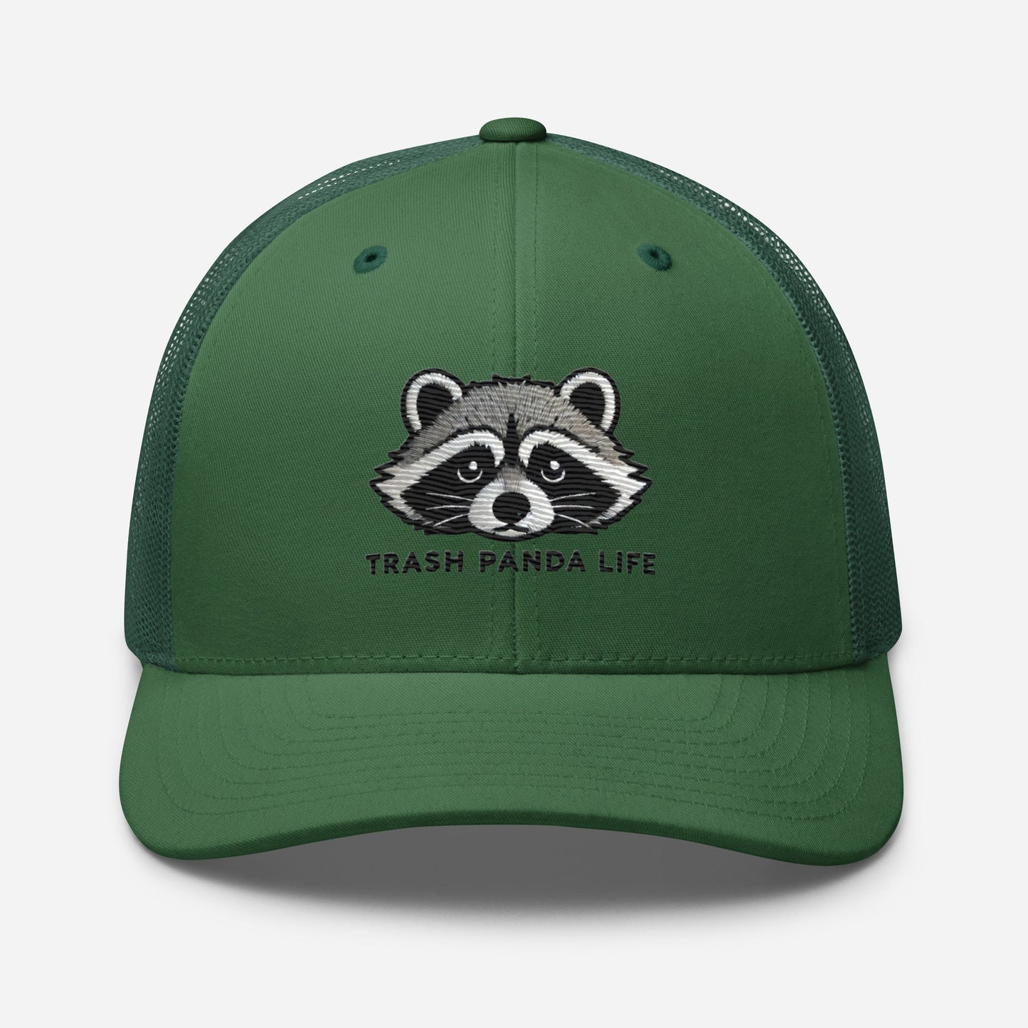 Embroidered Trash Panda Wildlife Humor Trucker Hat – Funny & Stylish