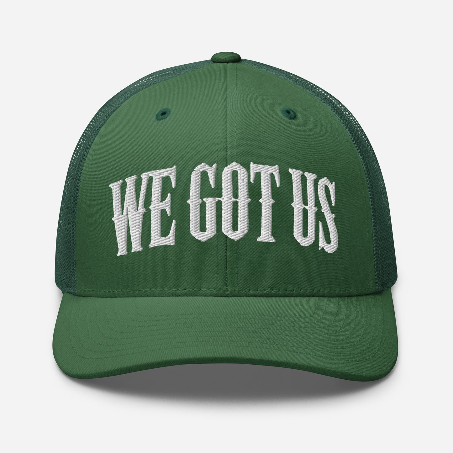 Embroidered 'WE GOT US' Trucker Cap – Support Each Other,