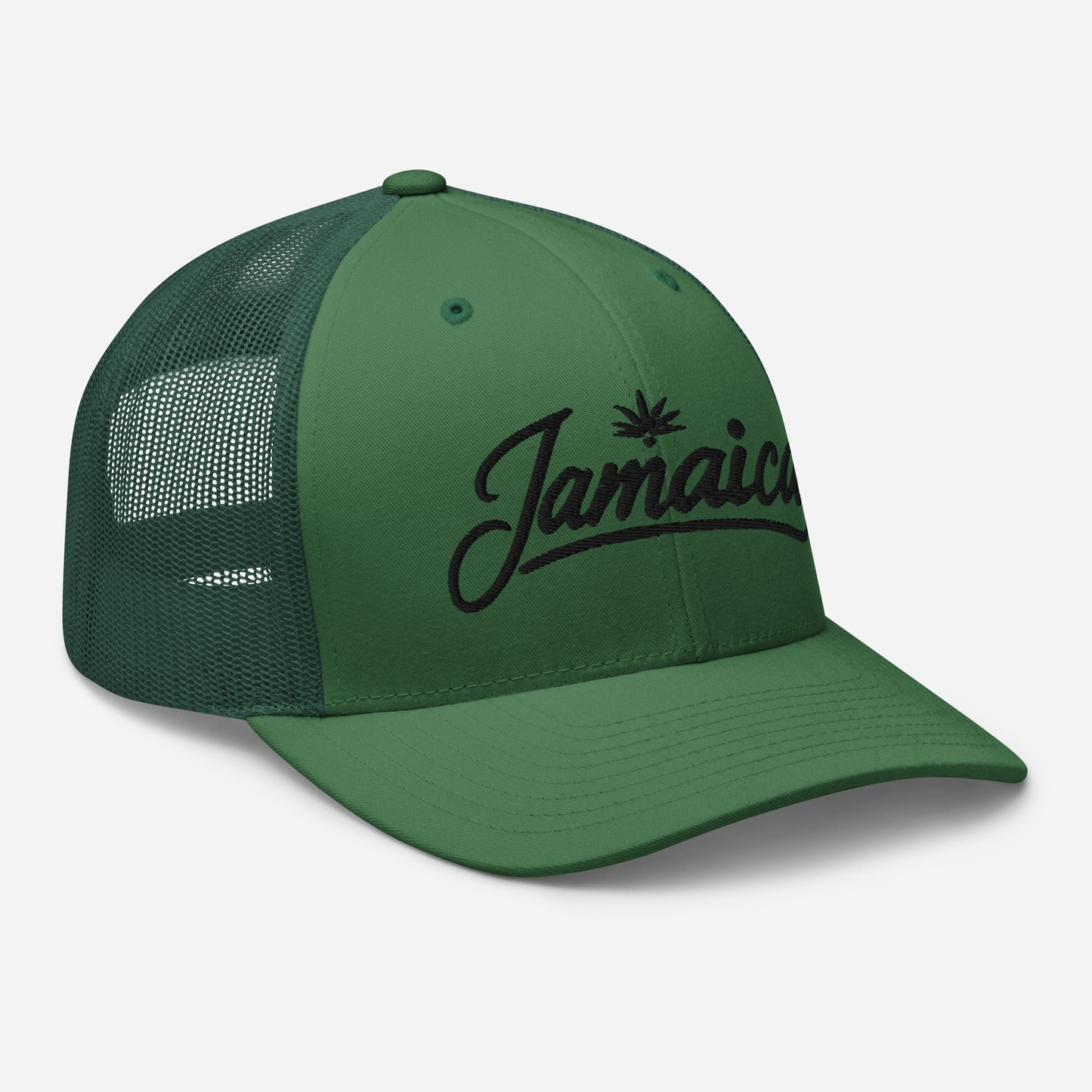 Embroidered 'Jamaica Vacation Celebration' Trucker Cap – Comfortable Sun Hat