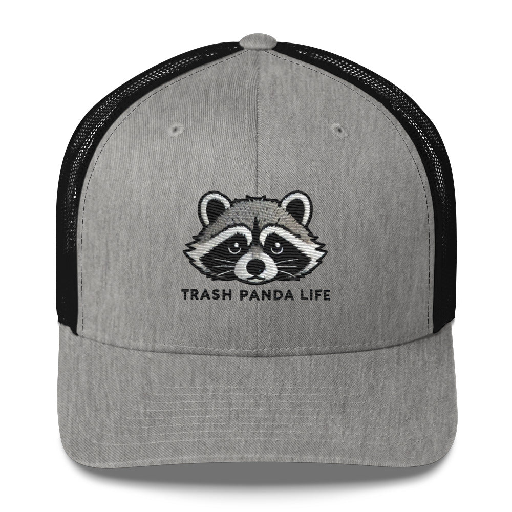 Embroidered Trash Panda Wildlife Humor Trucker Hat – Funny & Stylish