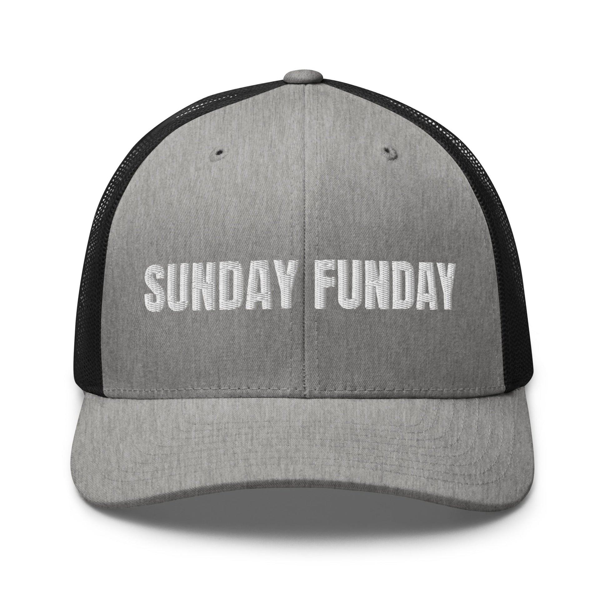 Sunday Funday Embroidered Trucker Cap