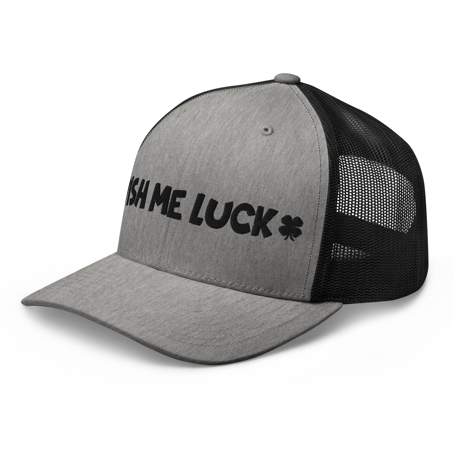 Wish Me Luck Clover Trucker Hat