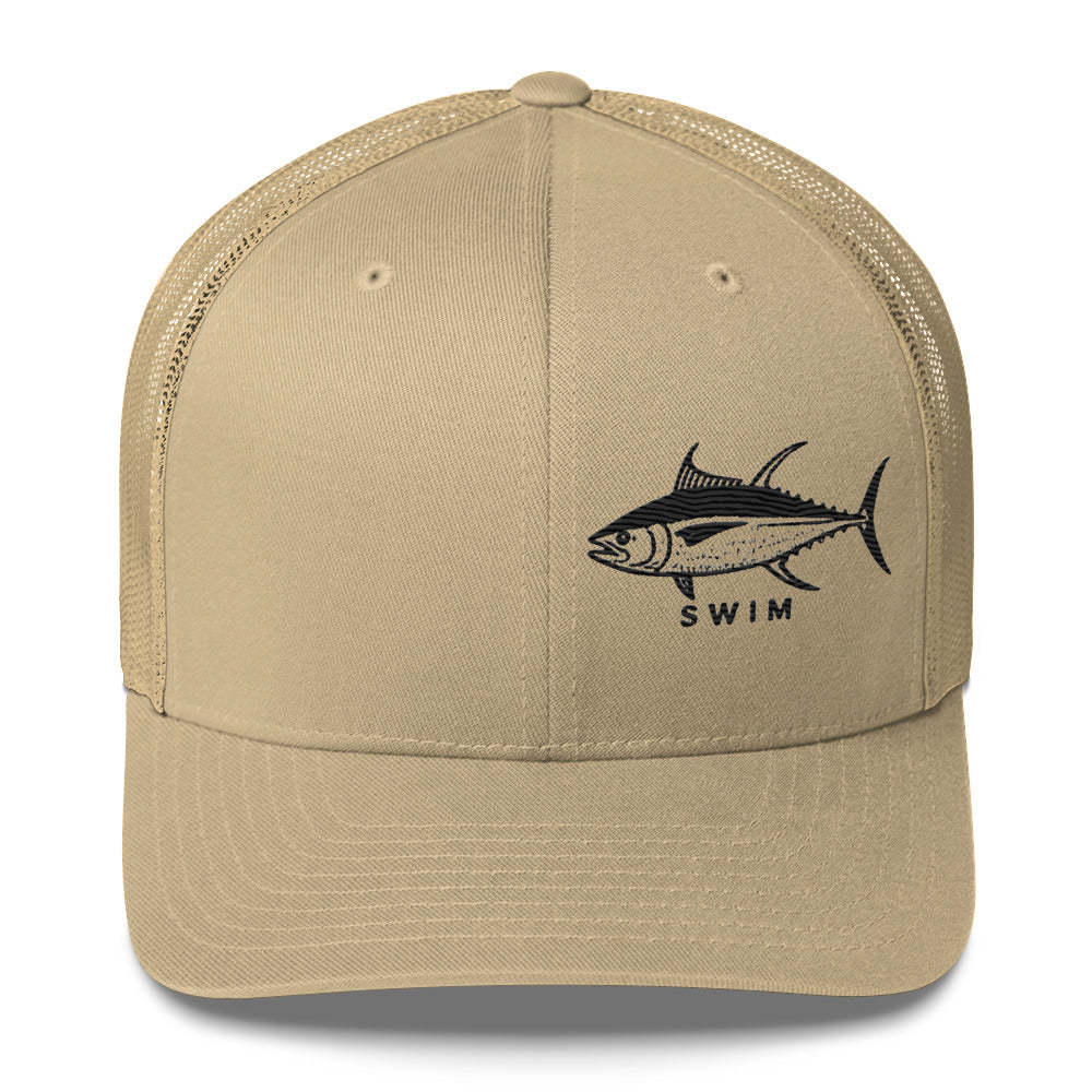 Yellowfin Tuna EmbroideredTrucker Cap