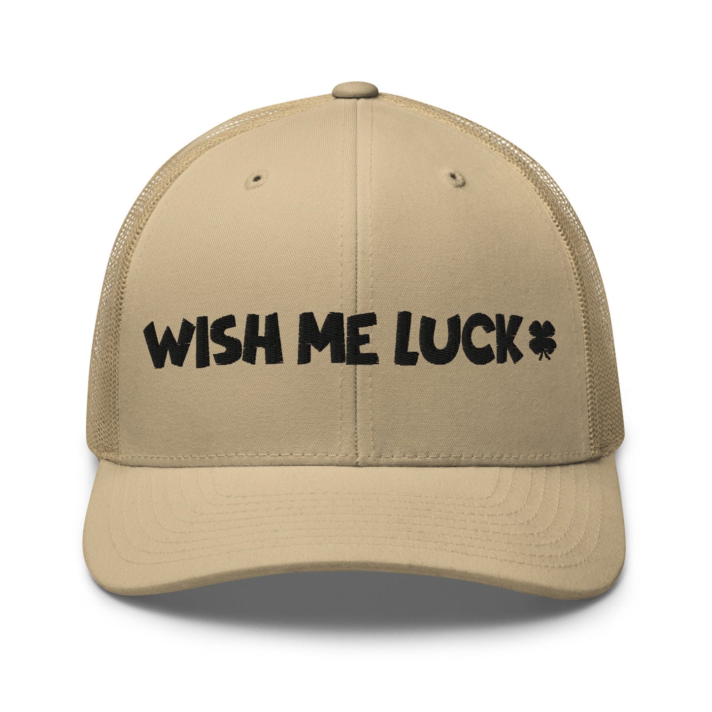 Wish Me Luck Clover Trucker Hat