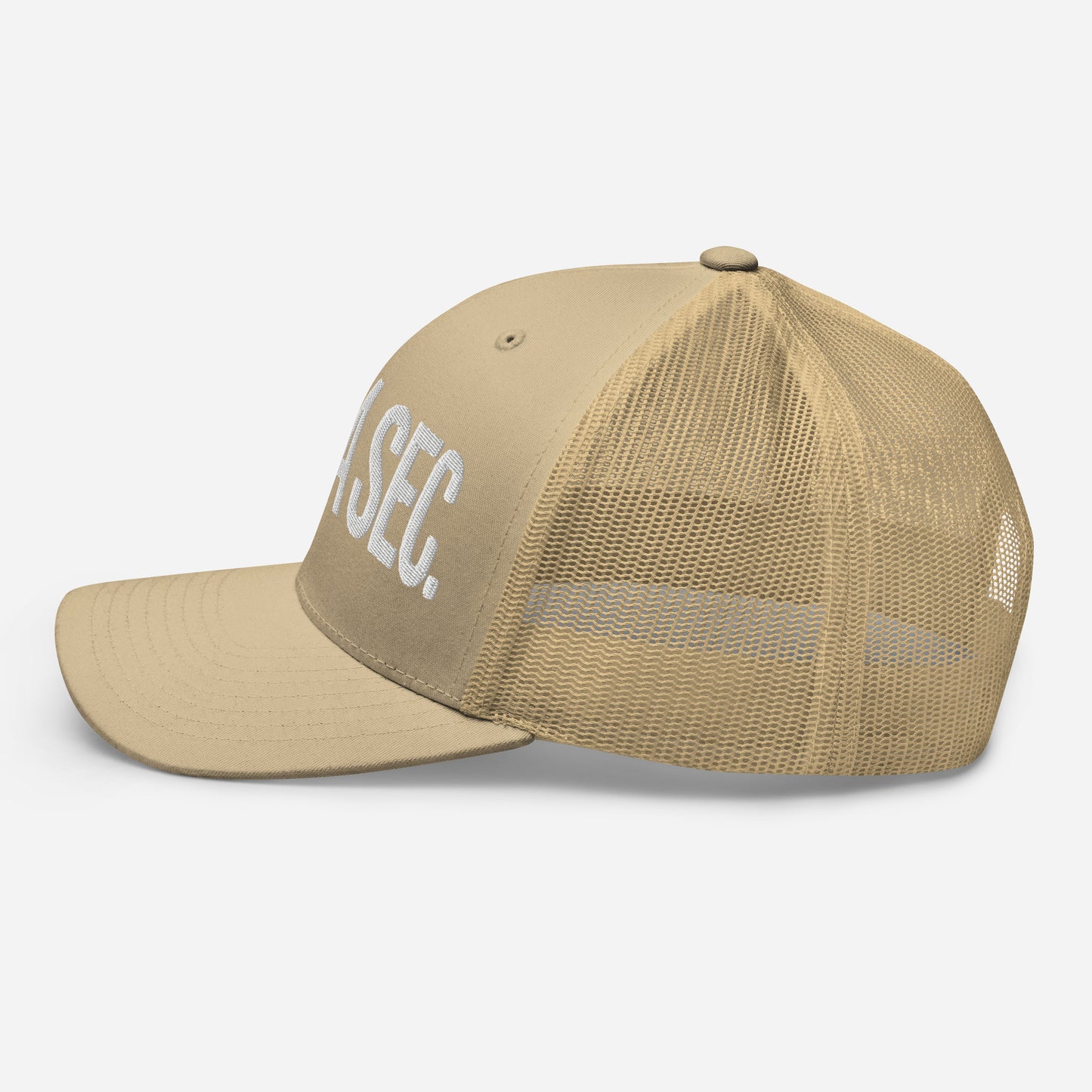 Embroidered "Just A Sec" Trucker Cap – Comfortable & Classic for Sunny Days