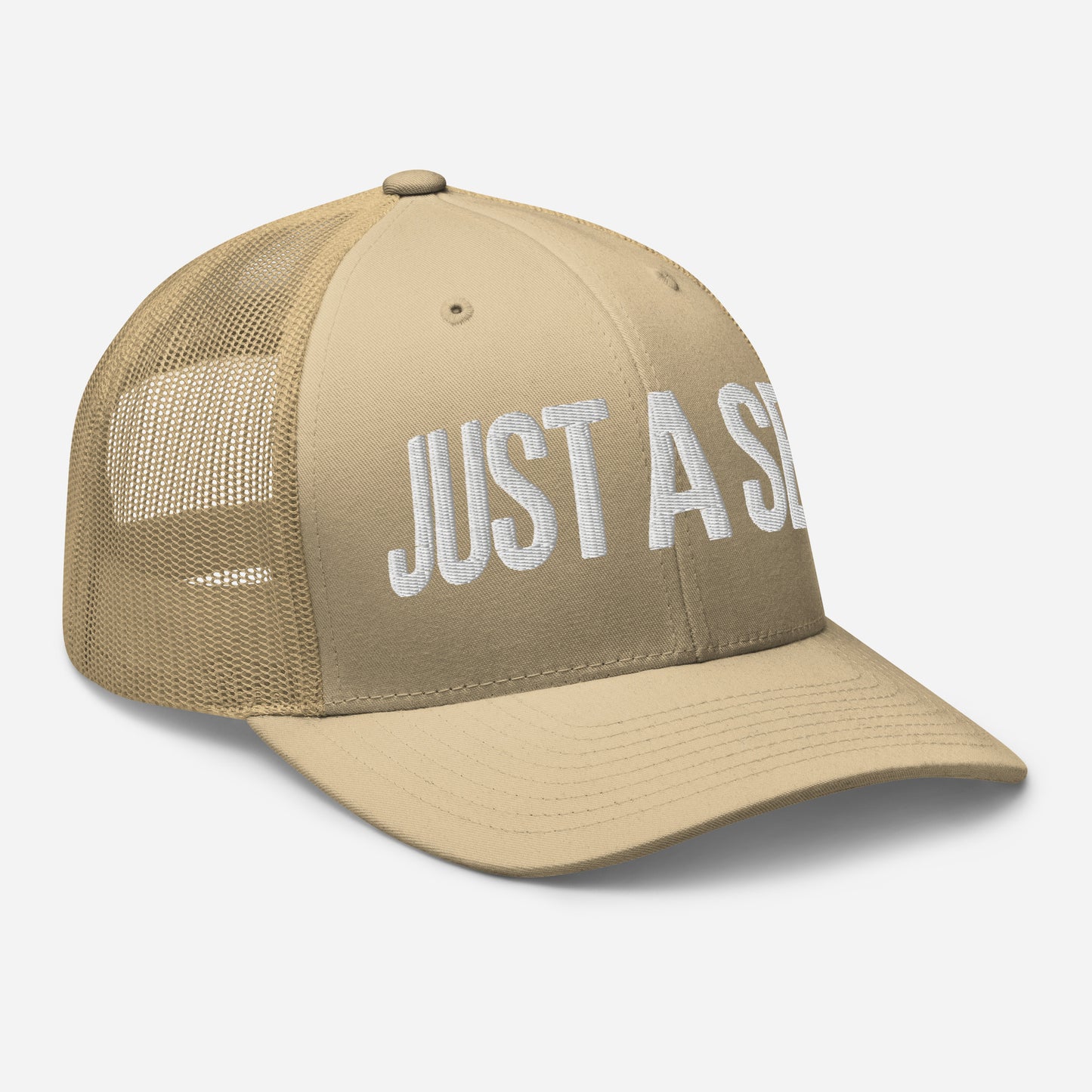 Embroidered "Just A Sec" Trucker Cap – Comfortable & Classic for Sunny Days