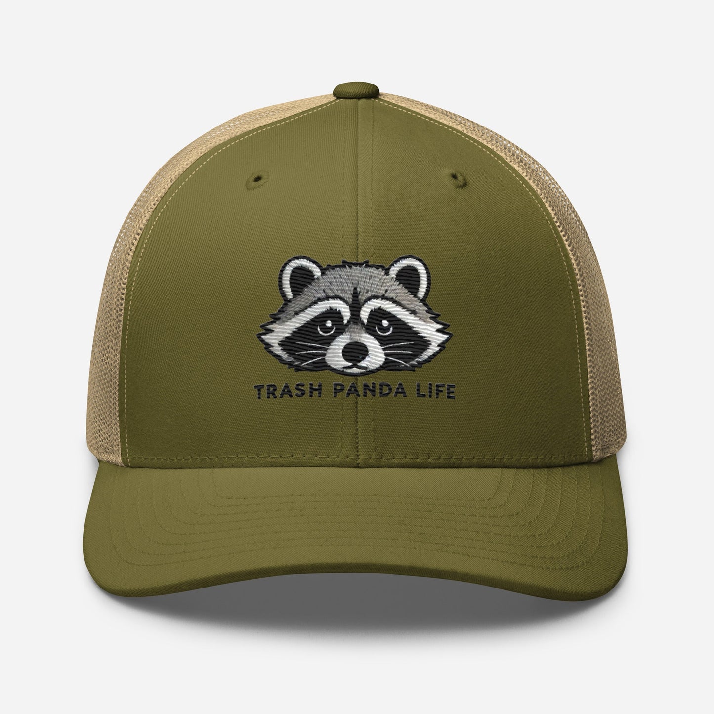 Embroidered Trash Panda Wildlife Humor Trucker Hat – Funny & Stylish