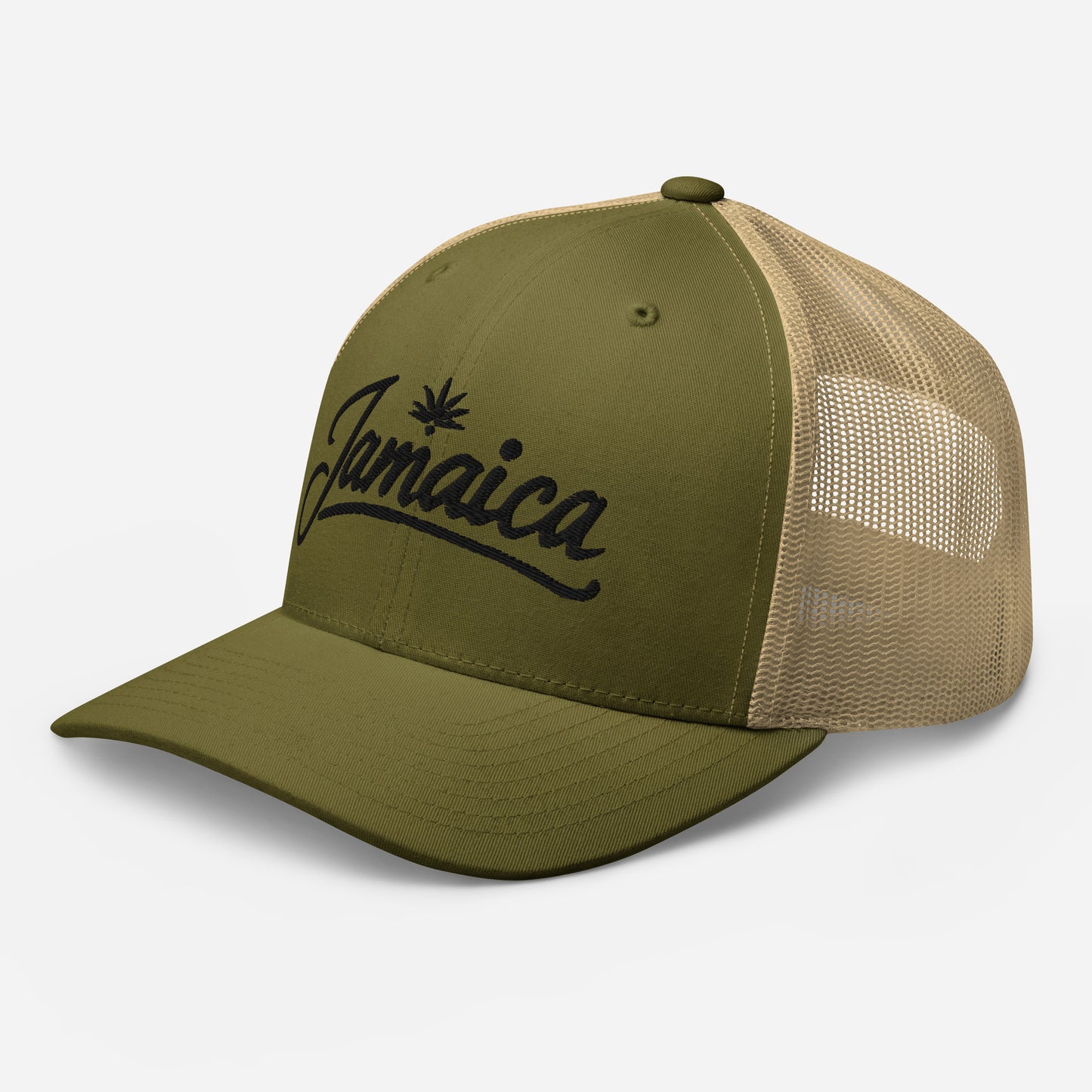 Embroidered 'Jamaica Vacation Celebration' Trucker Cap – Comfortable Sun Hat