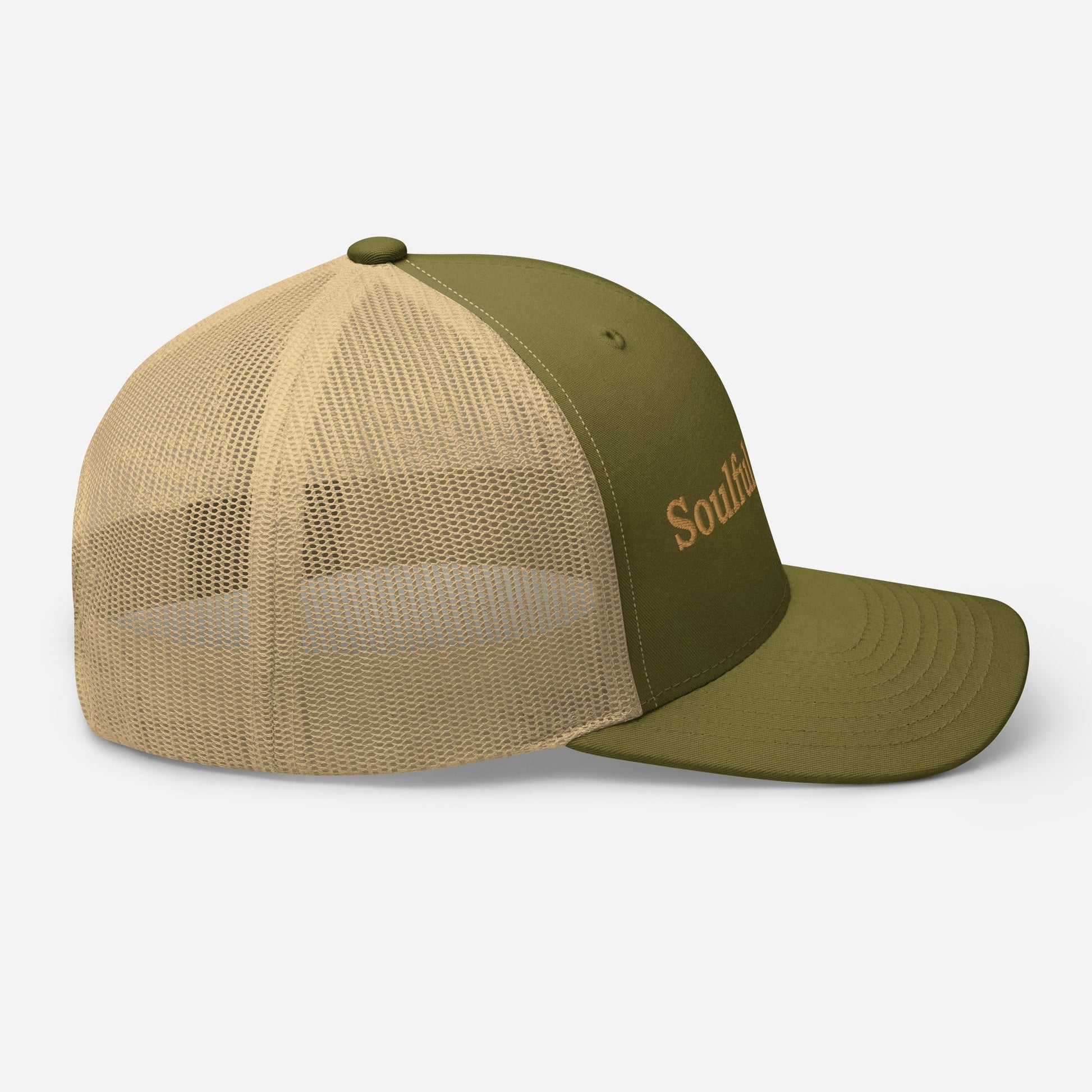 soulful journey embroidered trucker cap