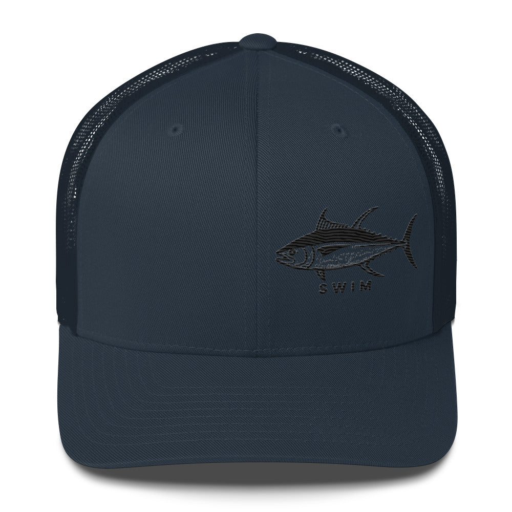 Yellowfin Tuna EmbroideredTrucker Cap