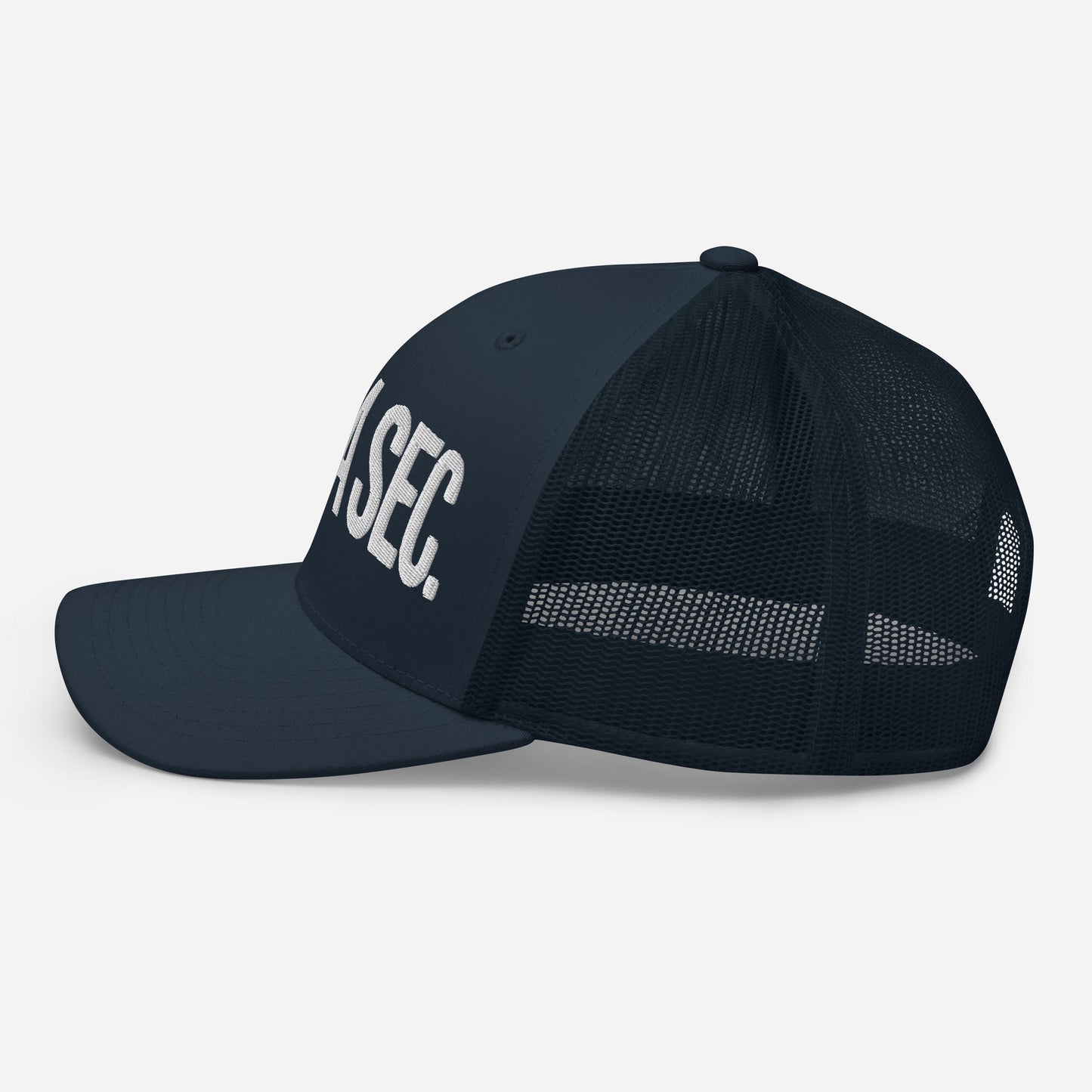 Embroidered "Just A Sec" Trucker Cap – Comfortable & Classic for Sunny Days