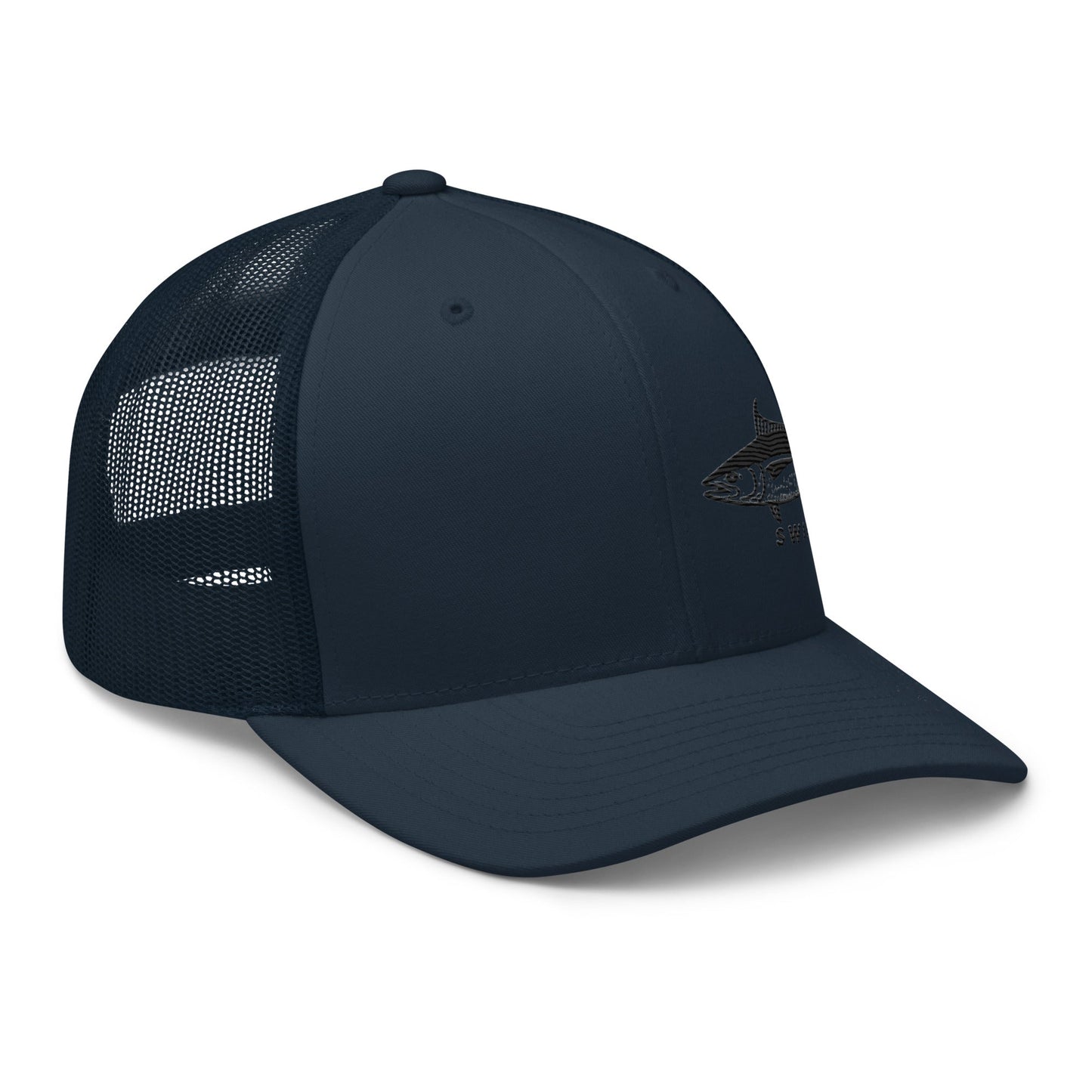 Yellowfin Tuna EmbroideredTrucker Cap