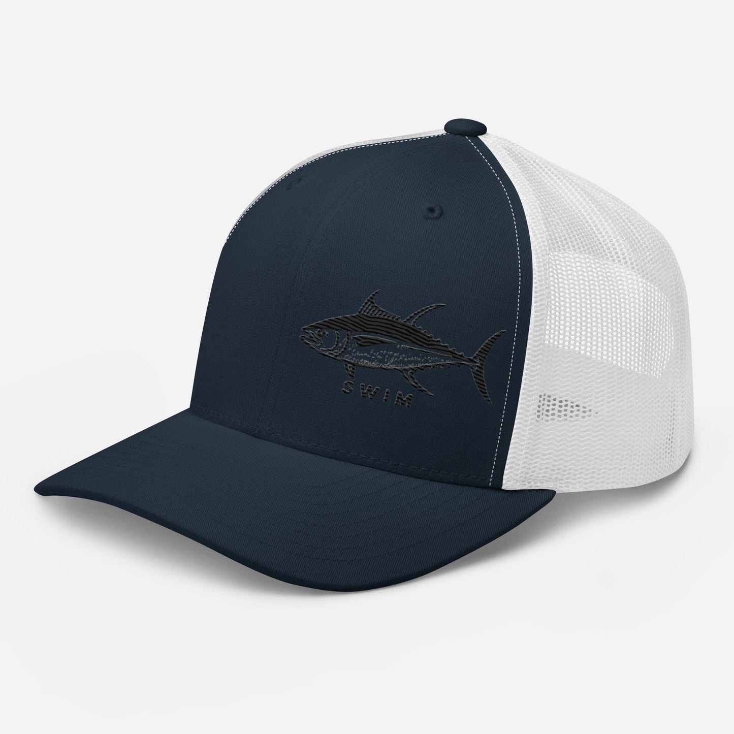 Yellowfin Tuna EmbroideredTrucker Cap